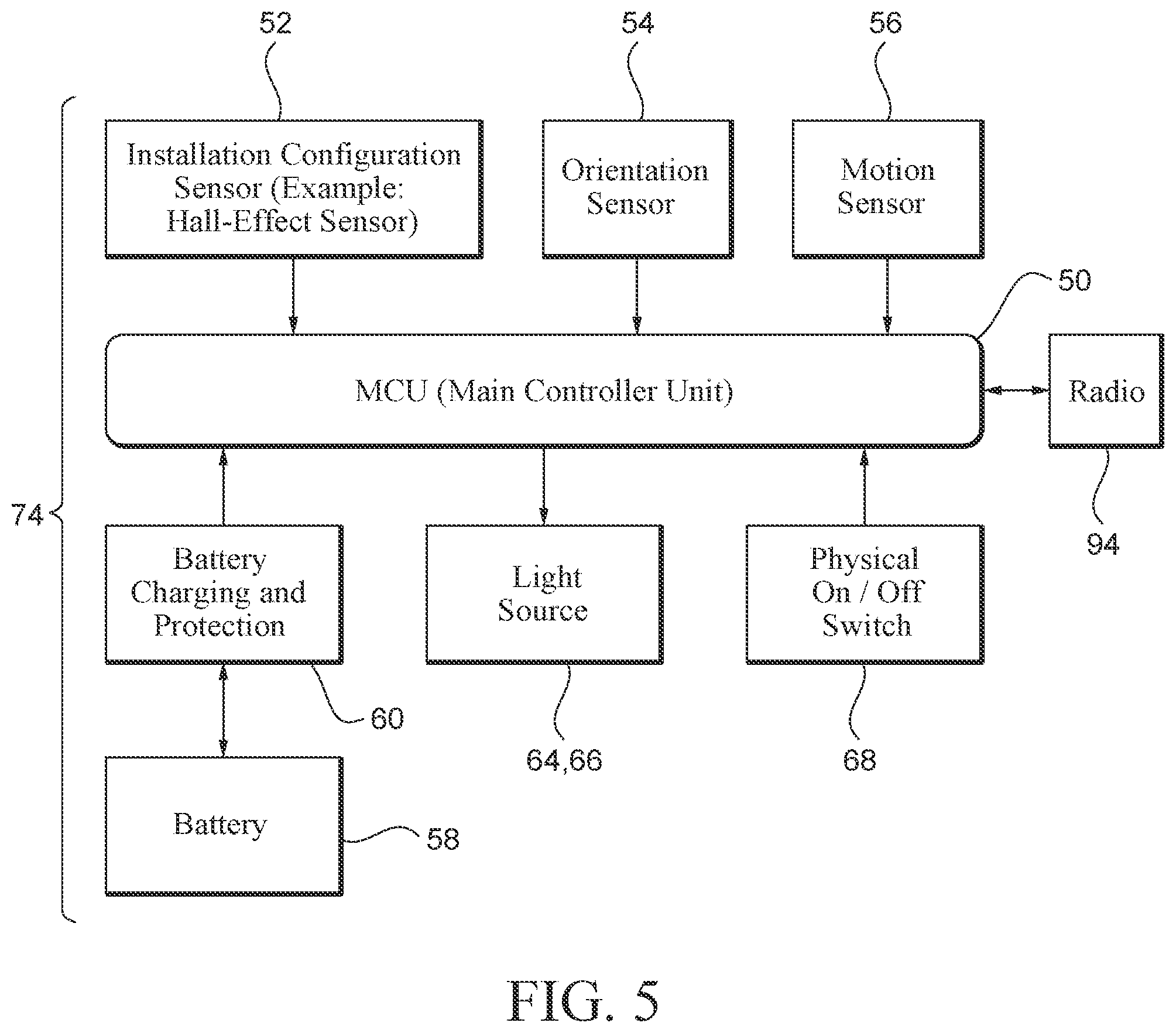 Patent US12103627 Figure 3 – Automated bicycle light system