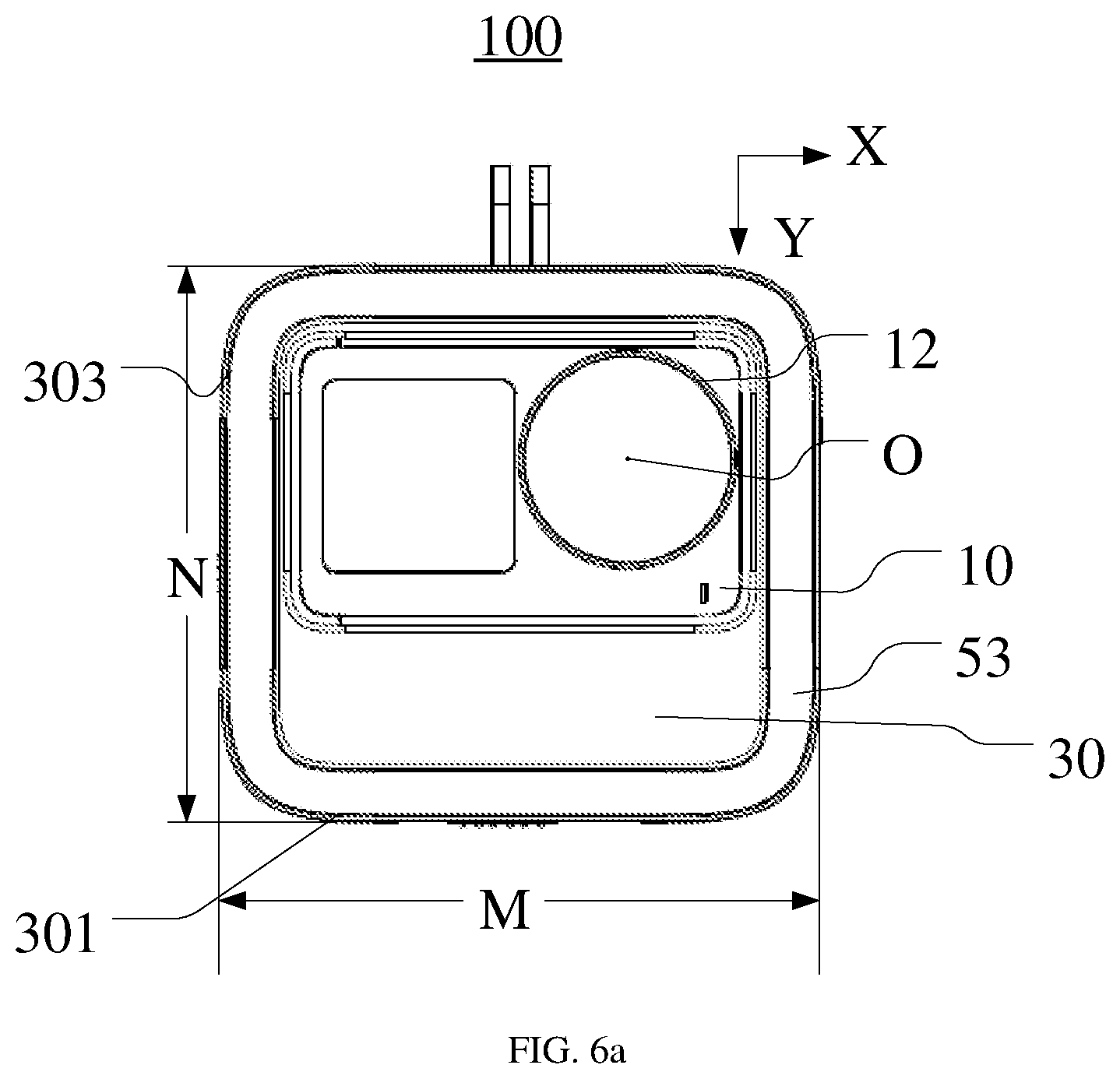 Patent US12103628 Figure 6 – Camera housing device, camera equipment and rear view system