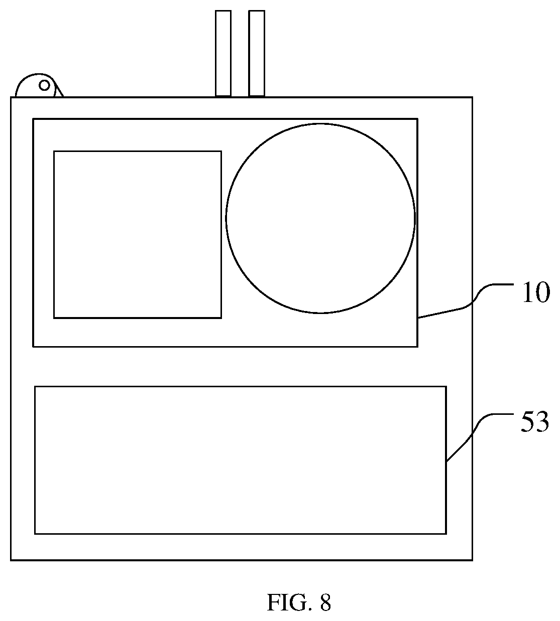 Patent US12103628 Figure 9 – Camera housing device, camera equipment and rear view system