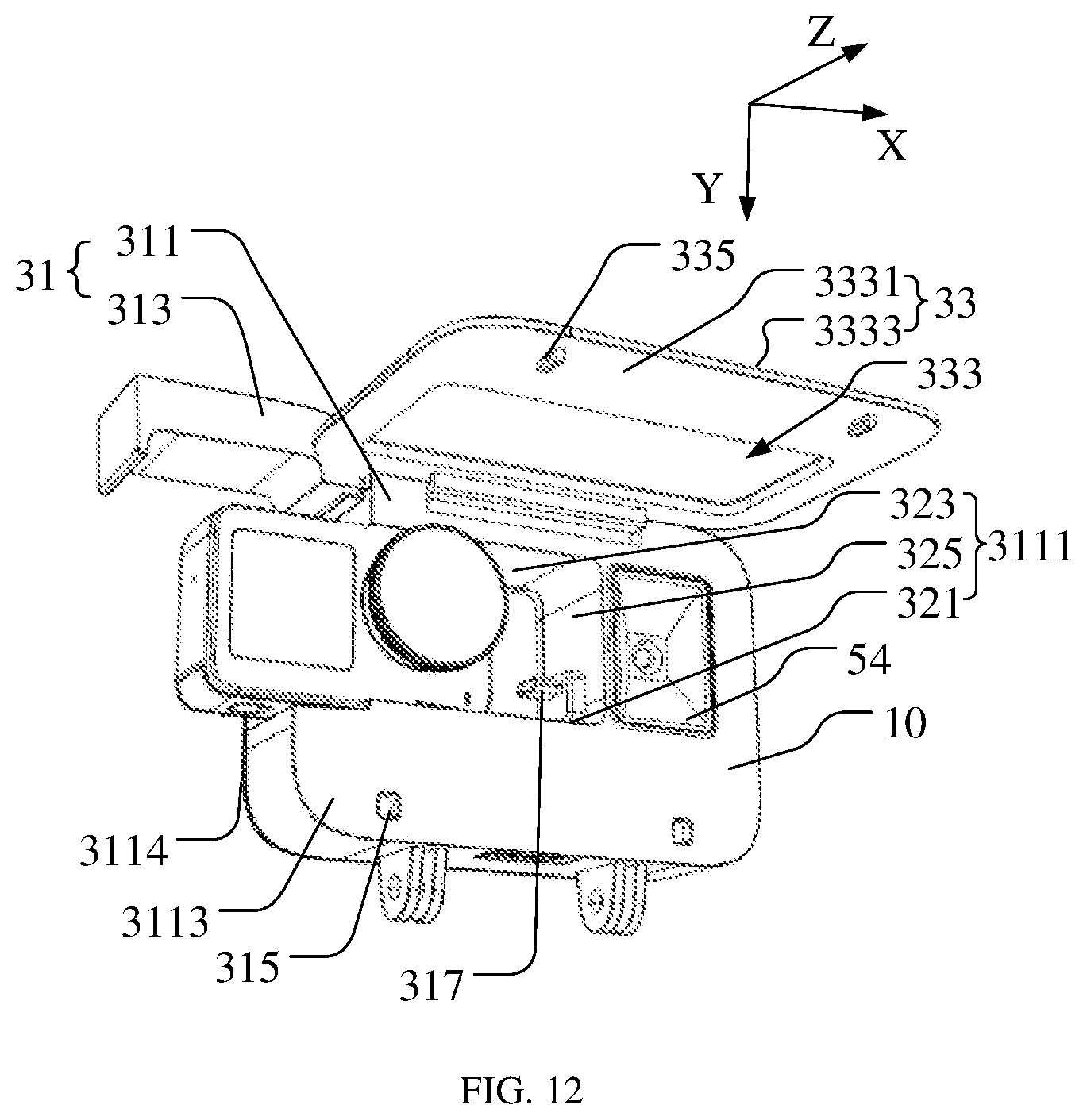 Patent US12103628 Figure 14 – Camera housing device, camera equipment and rear view system