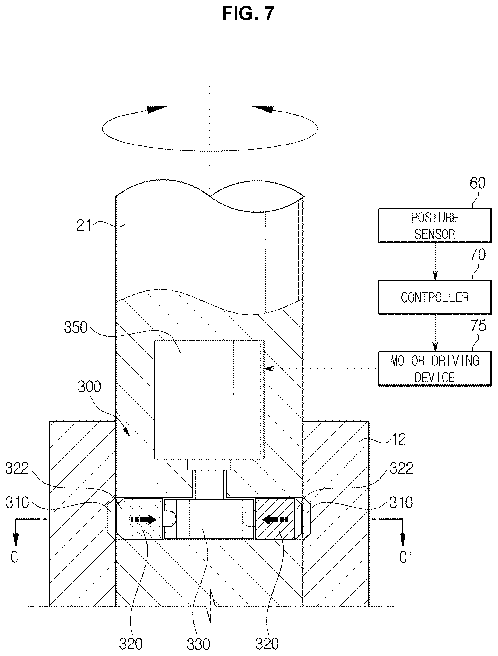 Patent US12103632 Figure 7 – Personal mobility and control method thereof