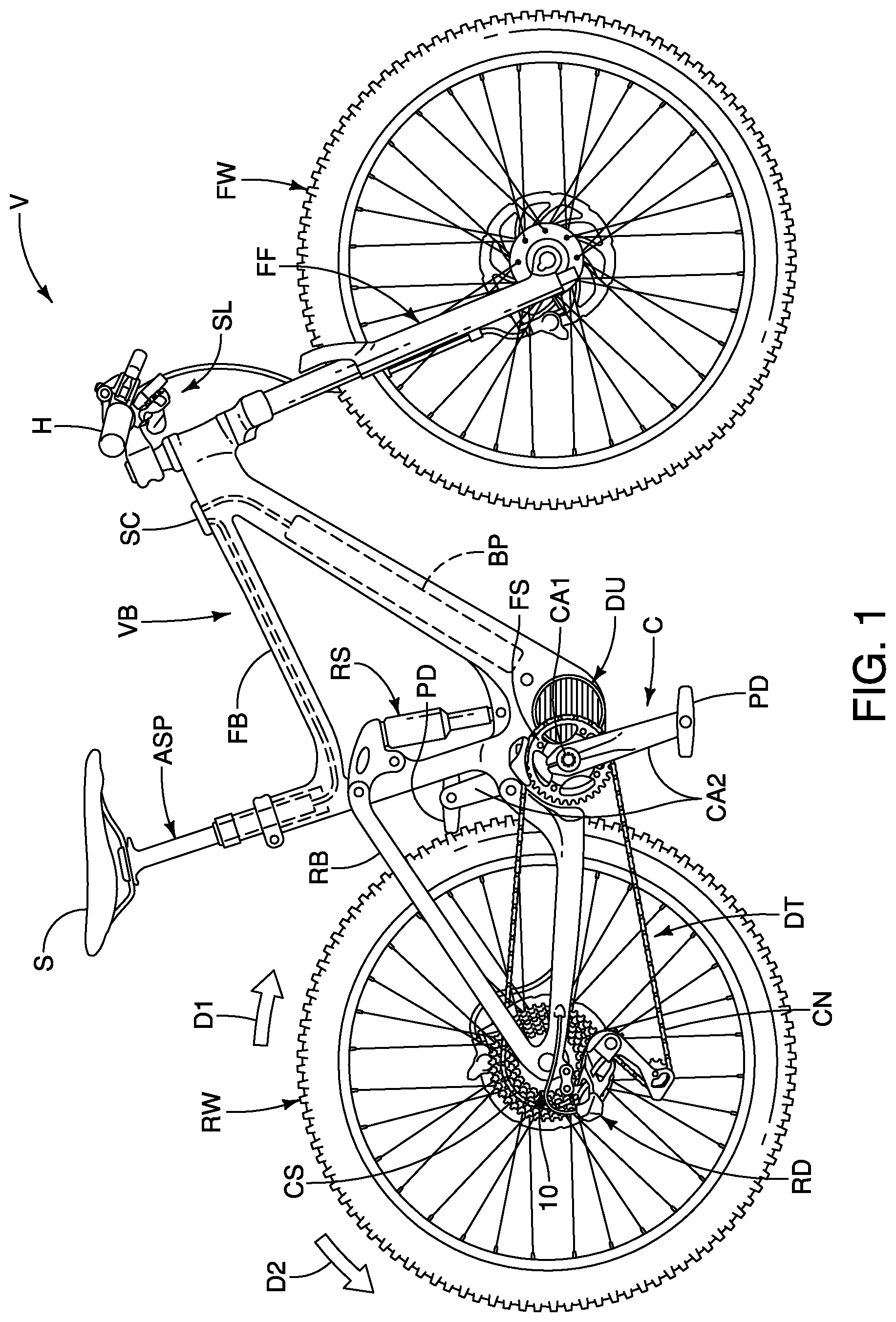 Patent US12103633 Figure 1 – Hub-assembly for human-powered vehicle