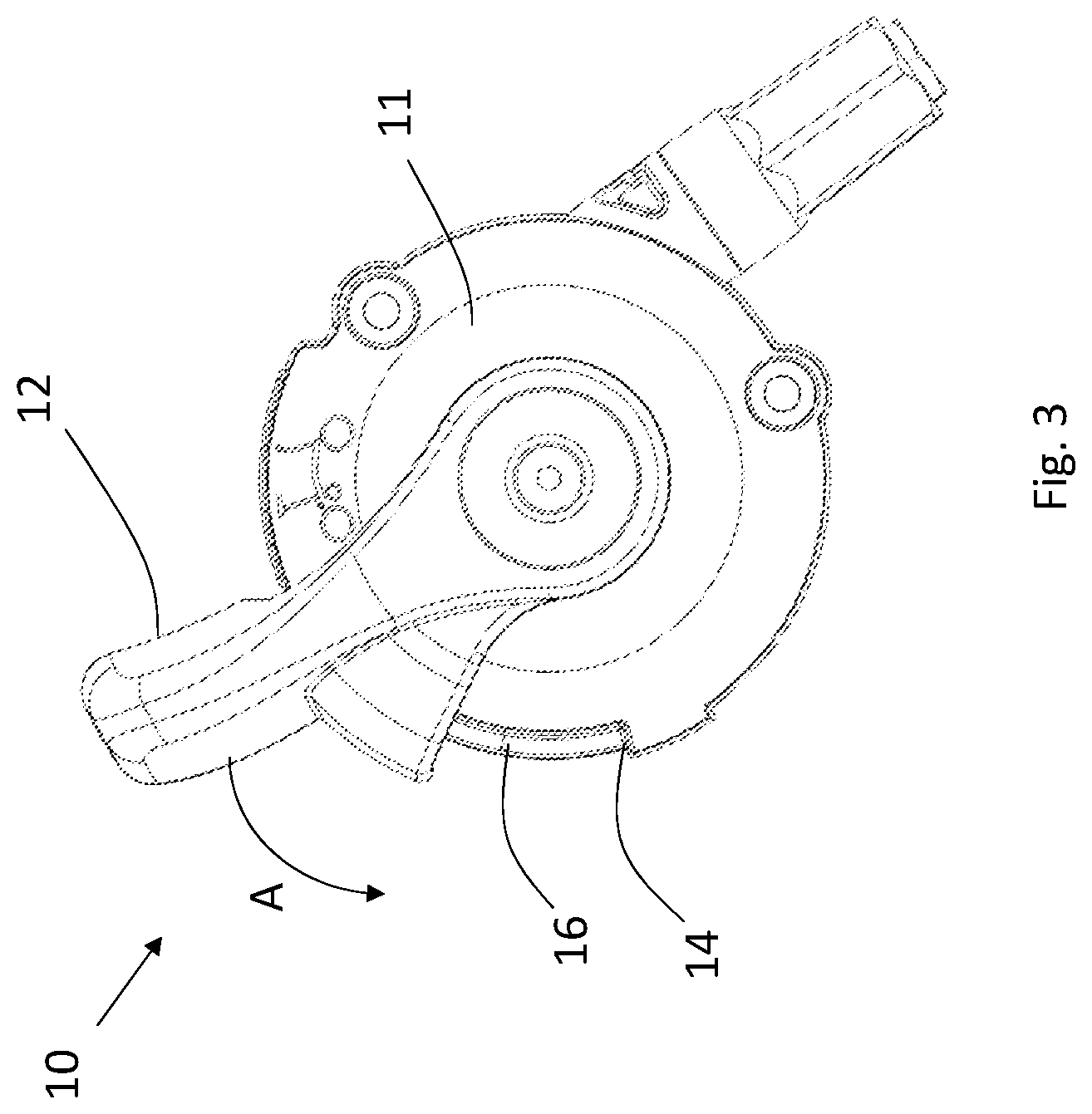 Patent US12103634 Figure 3 – Device for changing the gear of a bicycle