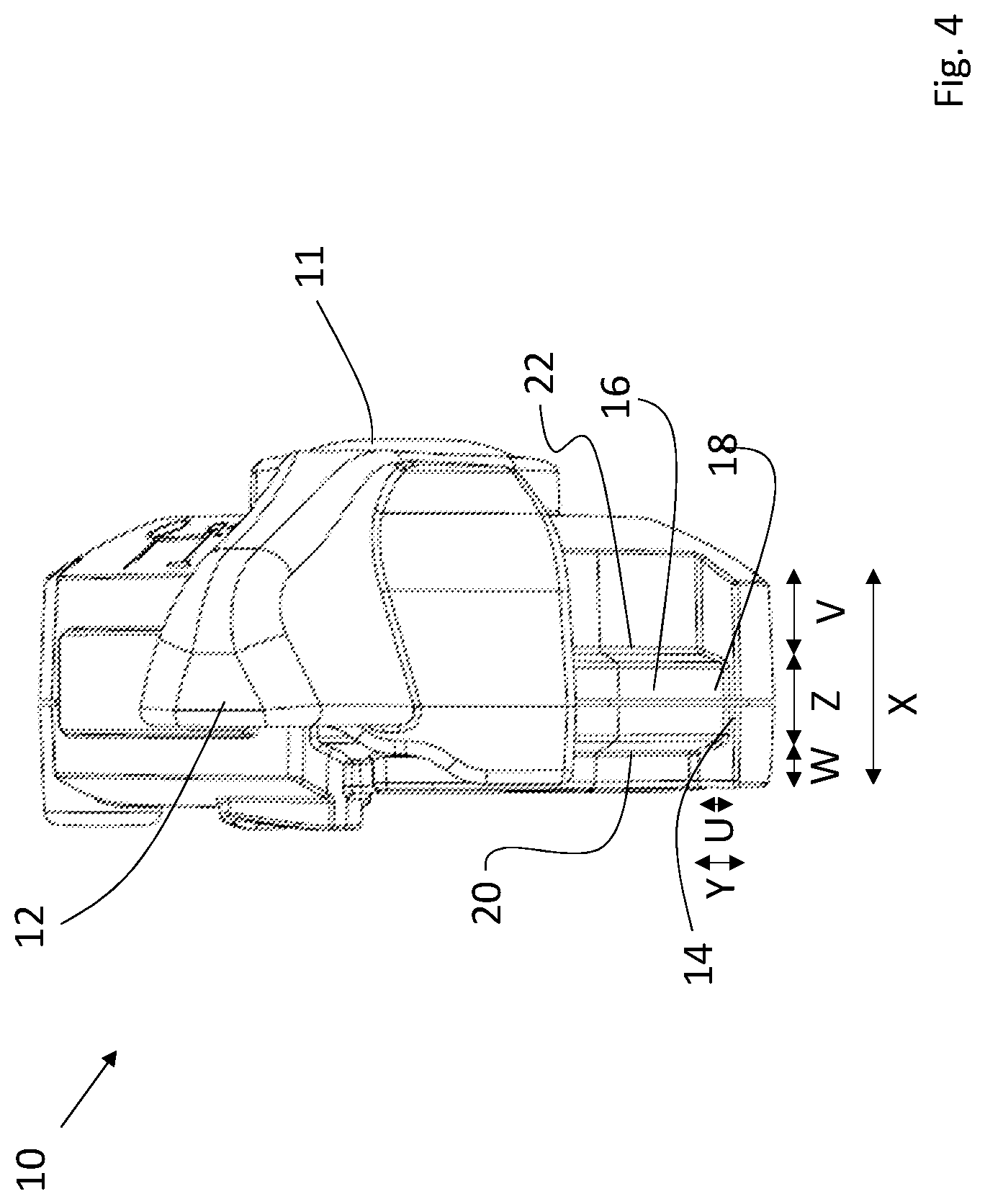 Patent US12103634 Figure 4 – Device for changing the gear of a bicycle