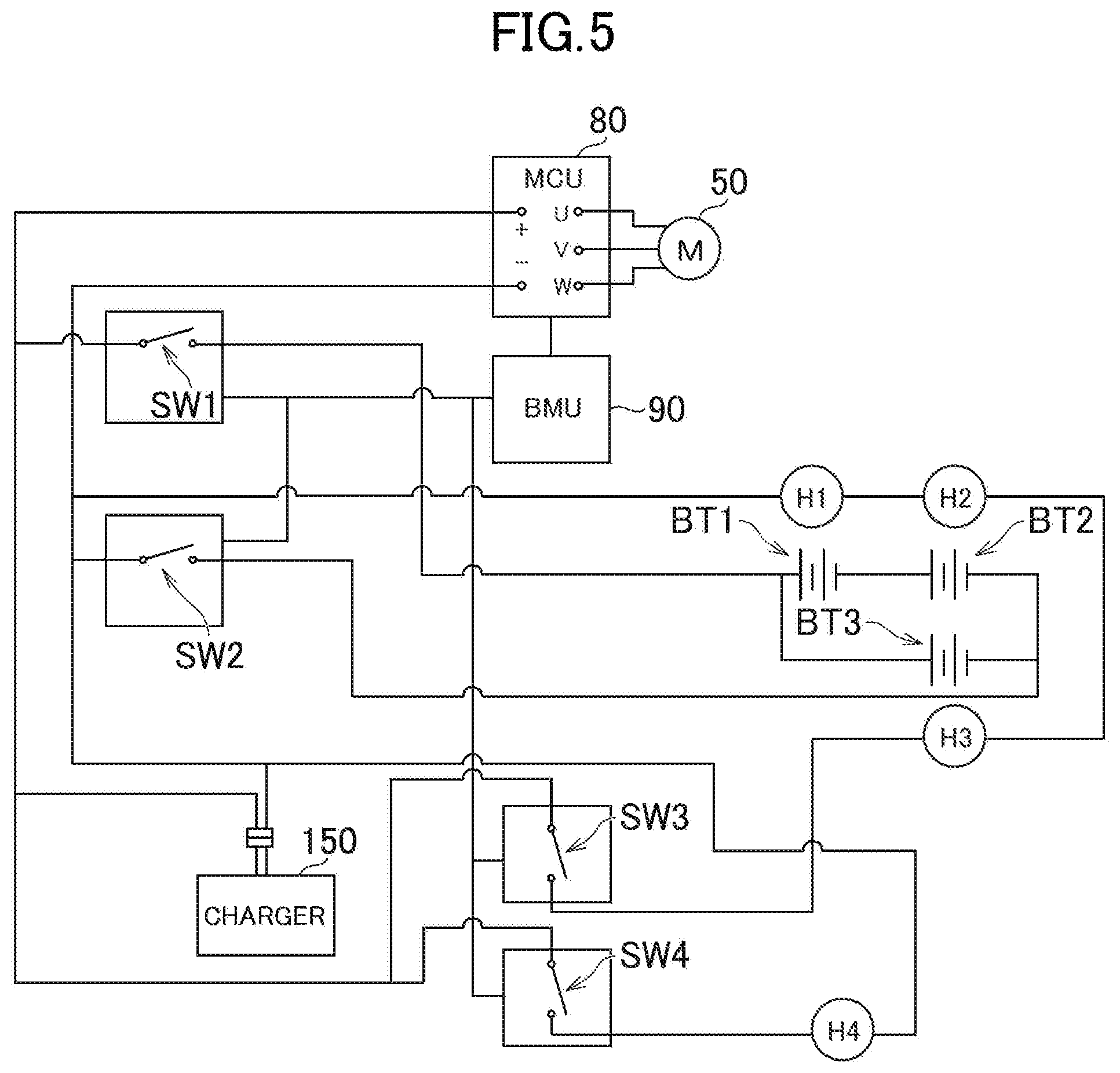 Patent US12103636 Figure 5 – Electric snowmobile