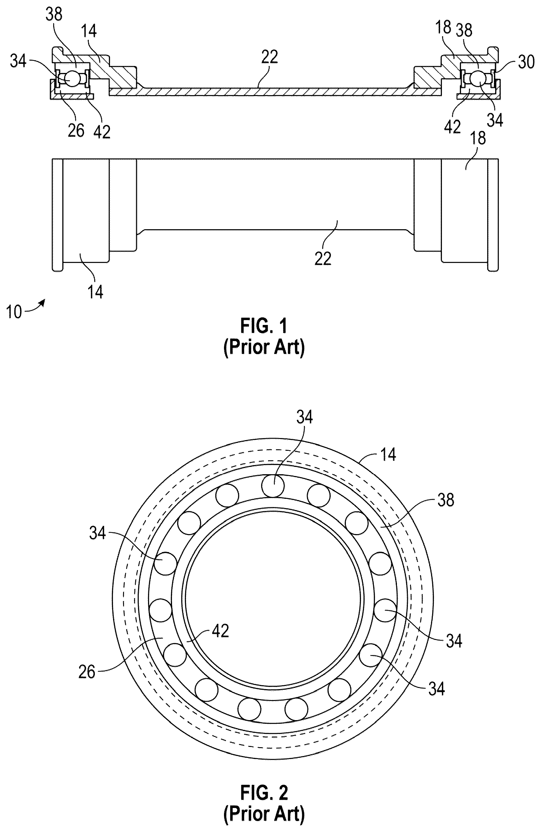 Patent US12103637 Figure 1 – Bicycle bearing system