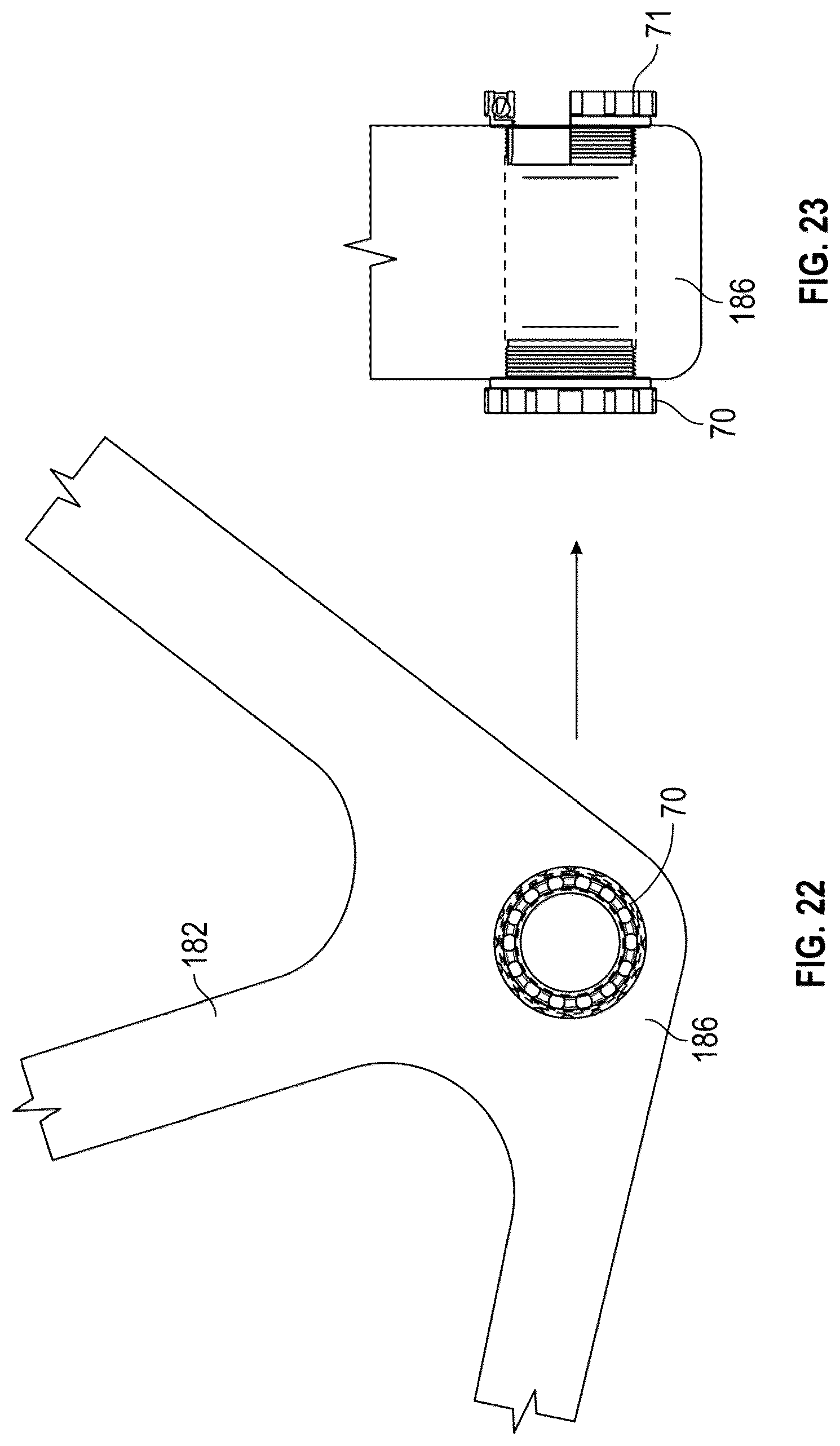 Patent US12103637 Figure 12 – Bicycle bearing system