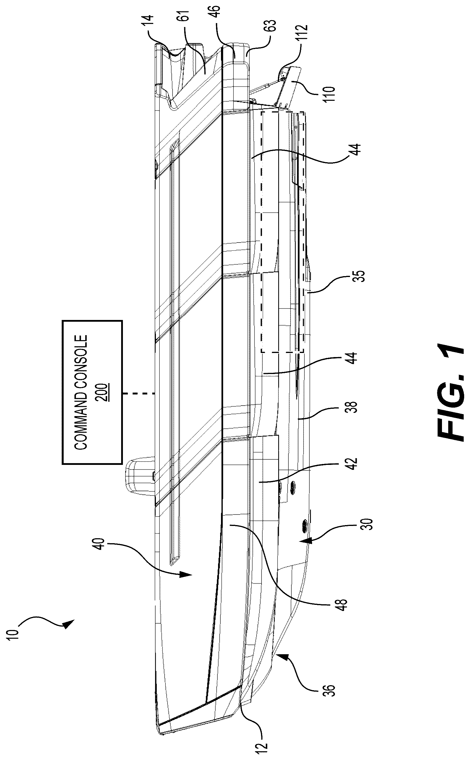 Patent US12103642 Figure 1 – Multihull watercraft