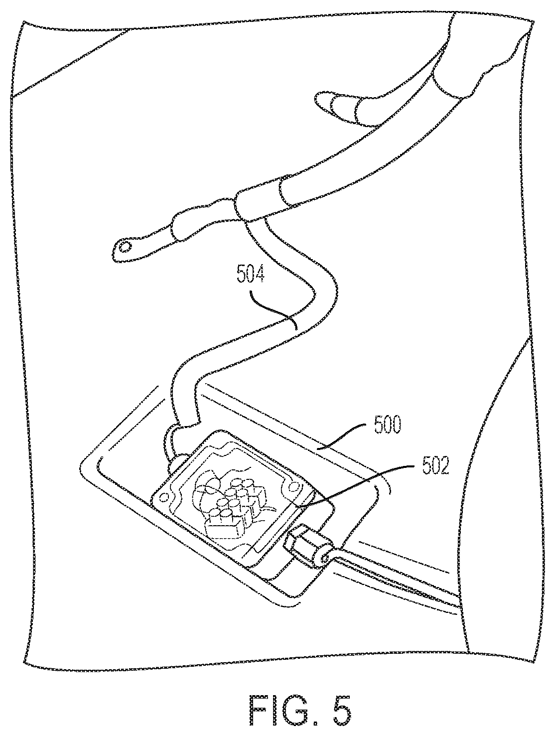 Patent US12103643 Figure 5 – Watercraft device with hydrofoil and electric propeller system