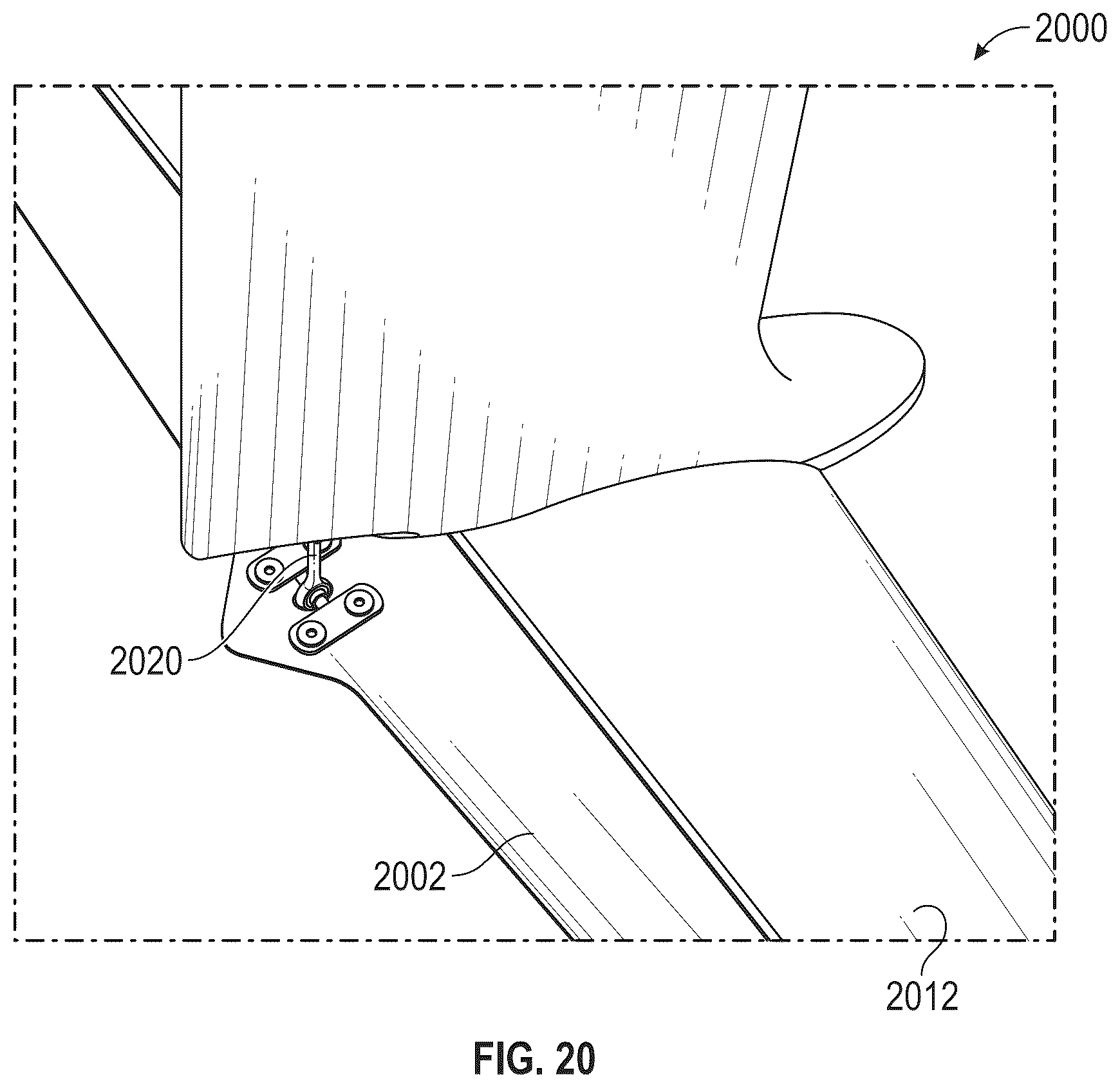 Patent US12103643 Figure 20 – Watercraft device with hydrofoil and electric propeller system