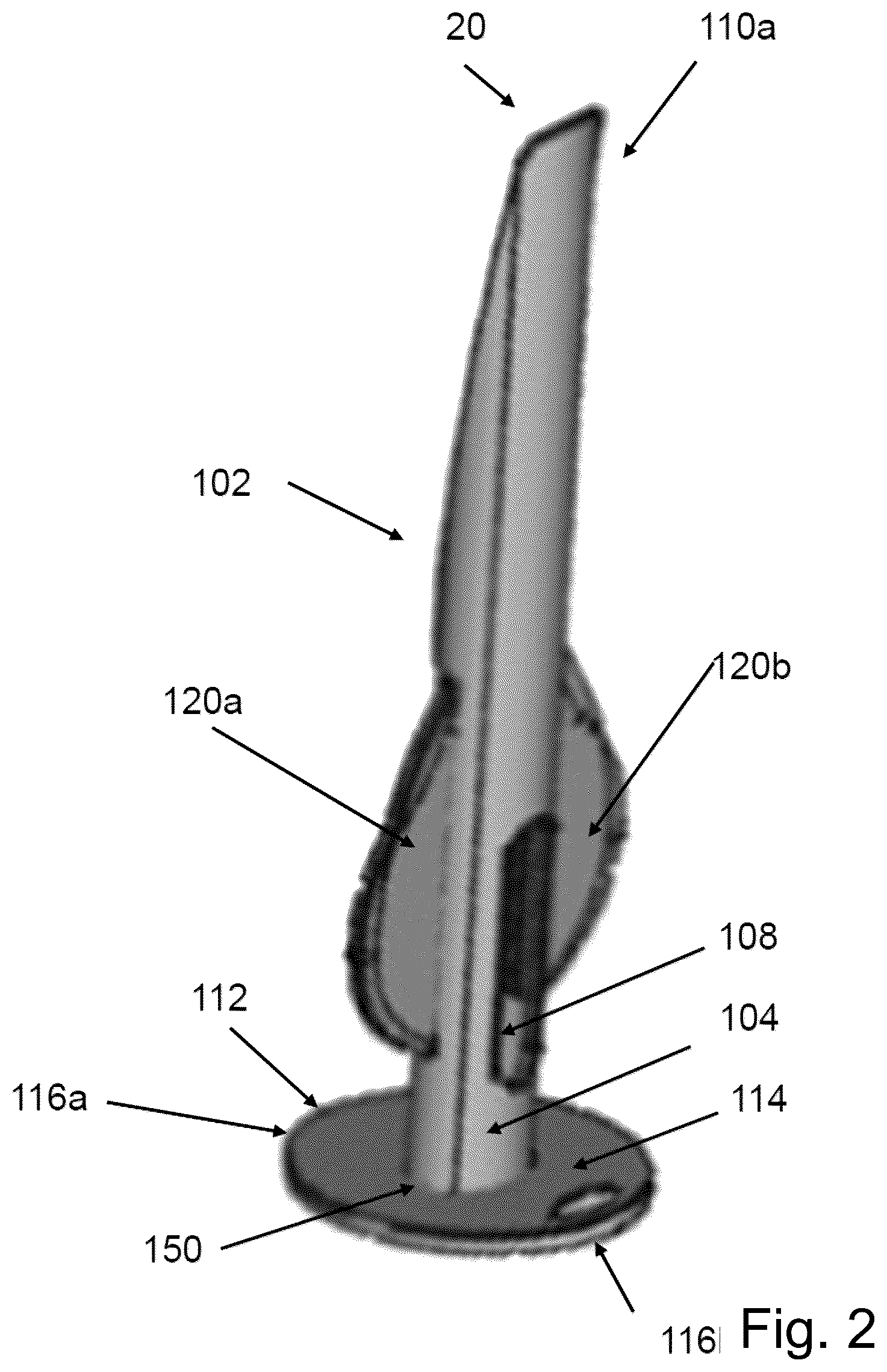 Patent US12103645 Figure 2 – Portable marine anchoring device