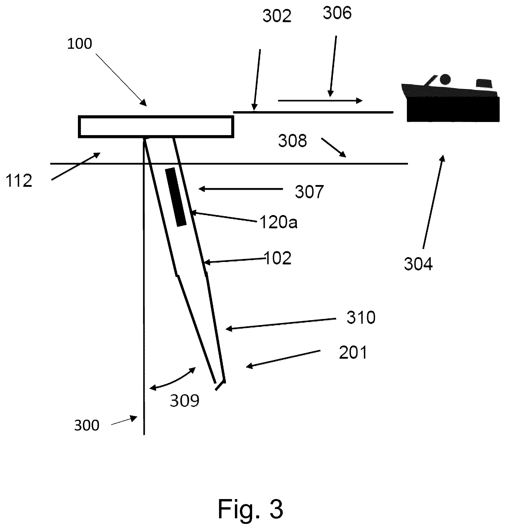 Patent US12103645 Figure 3 – Portable marine anchoring device