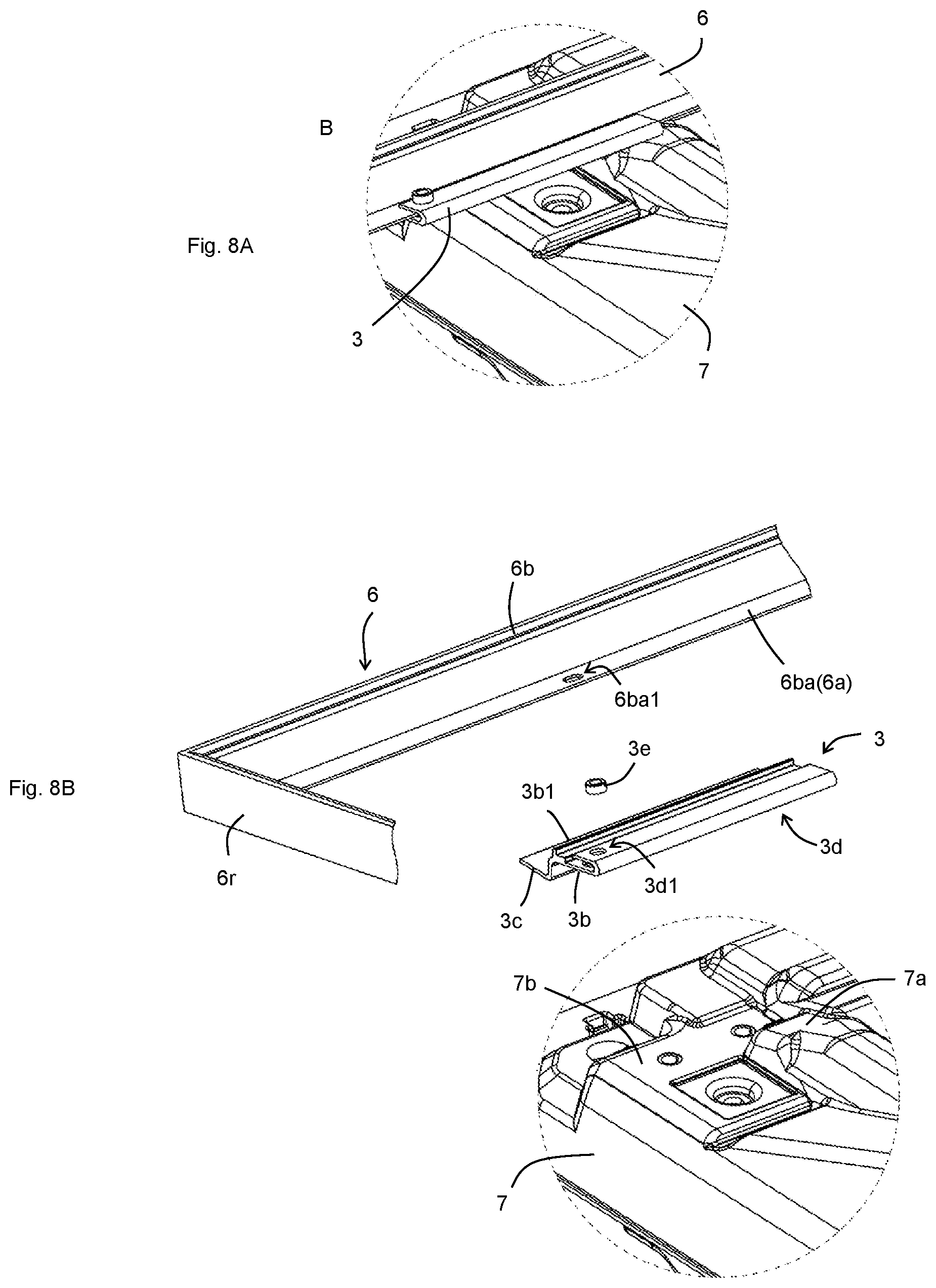 Patent US12103647 Figure 8 – Solar panel module fixed to a float
