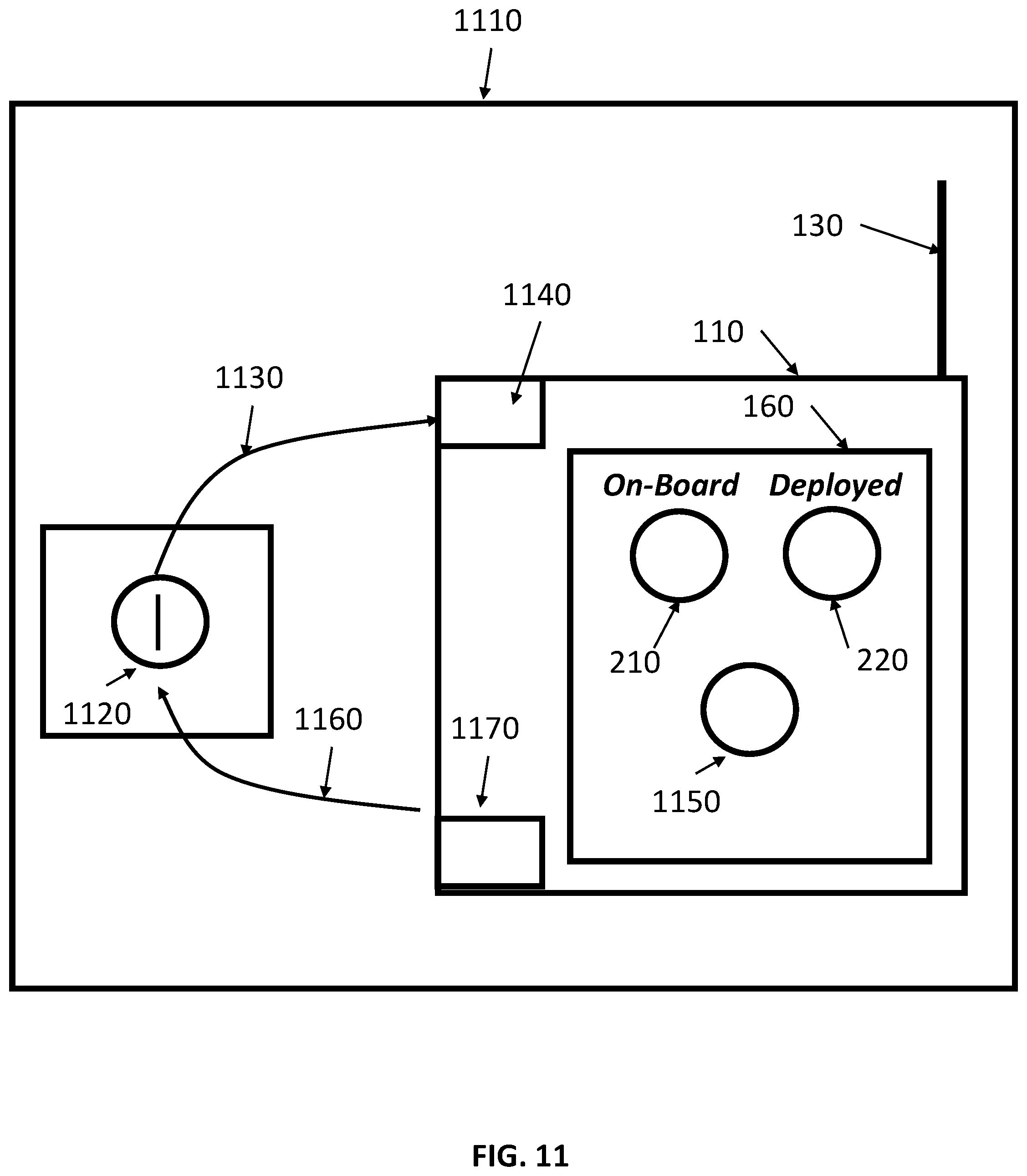 Patent US12103648 Figure 11 – Boat anchor monitoring system