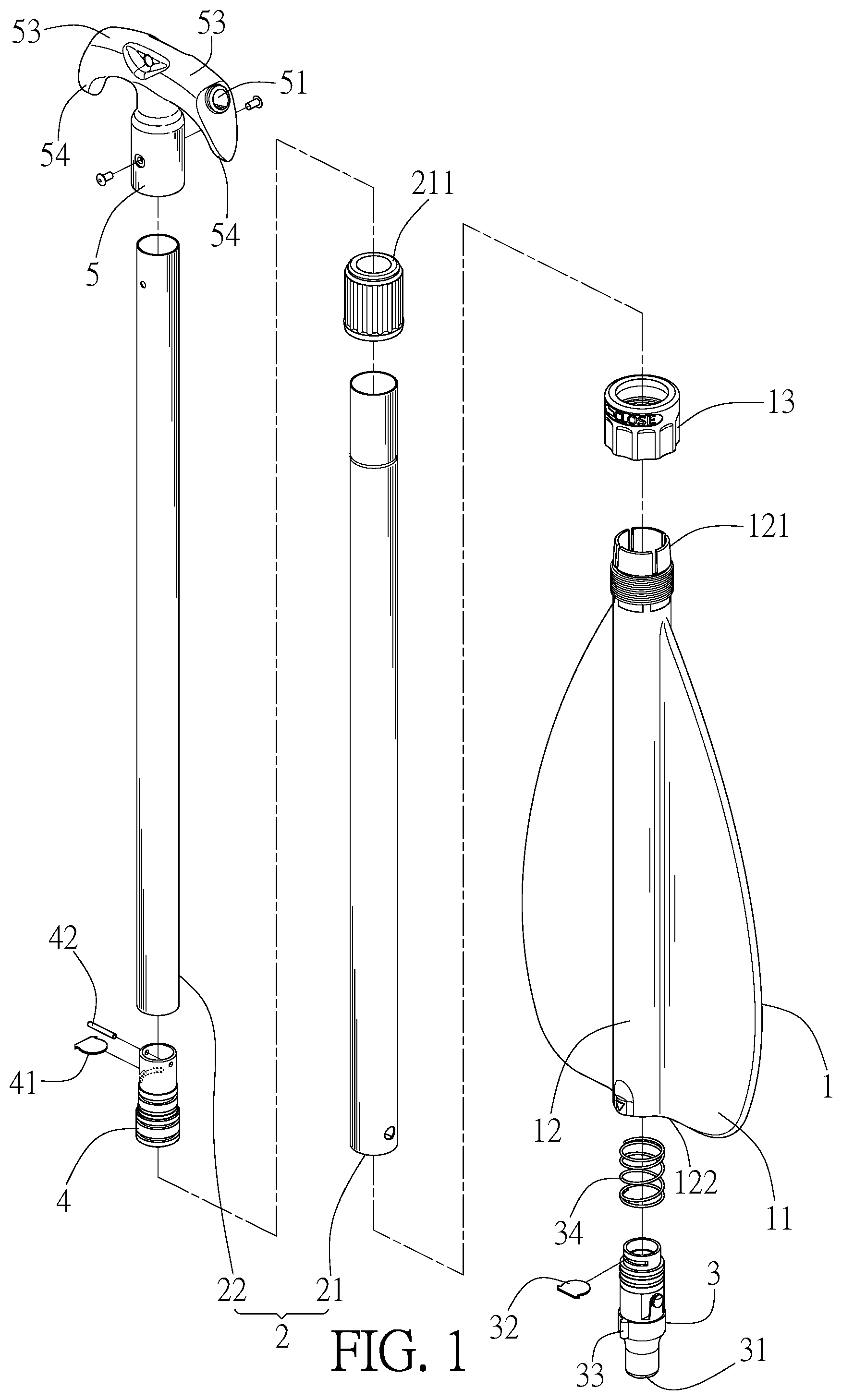 Patent US12103651 Figure 1 – Multi-function oar