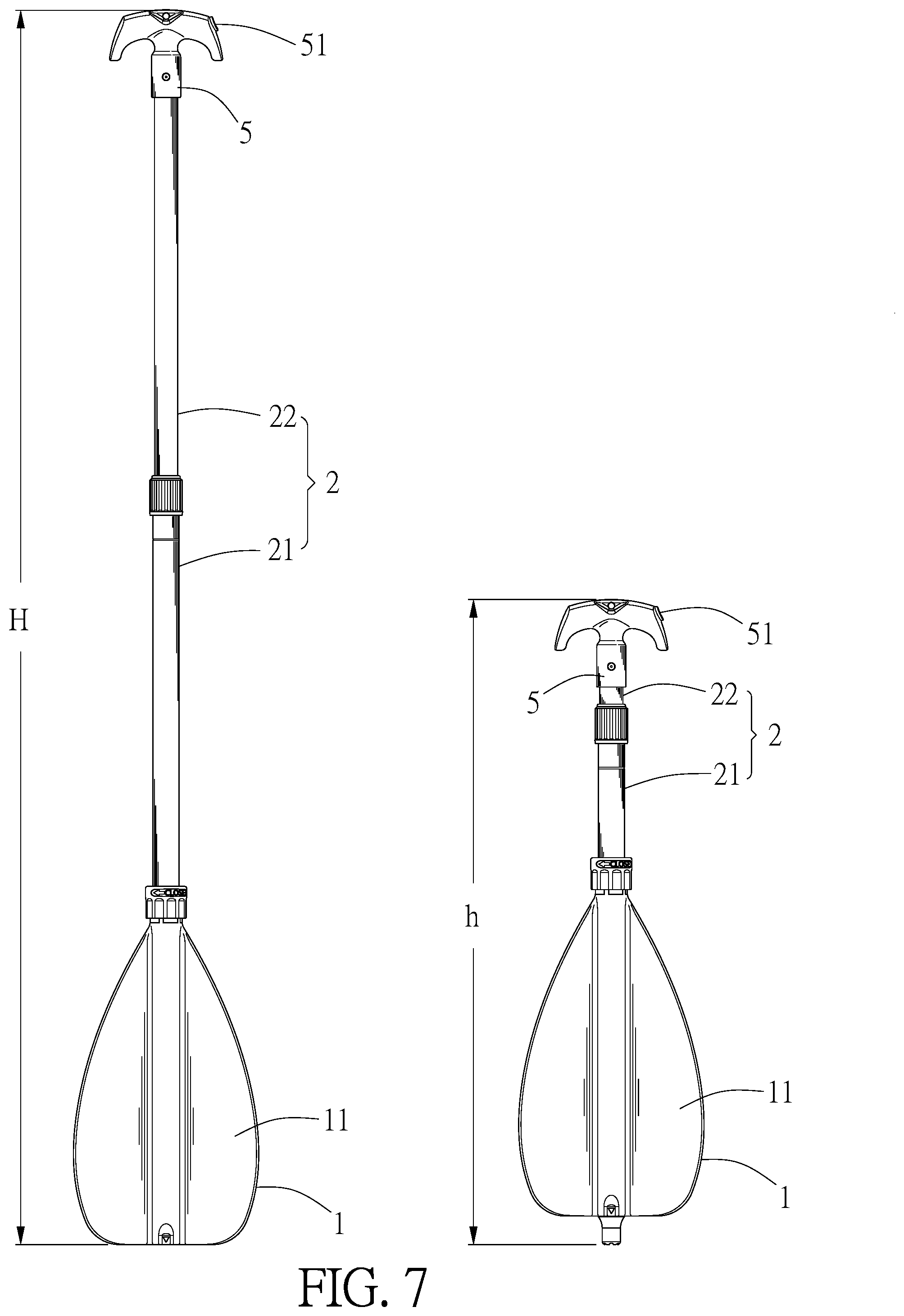 Patent US12103651 Figure 7 – Multi-function oar