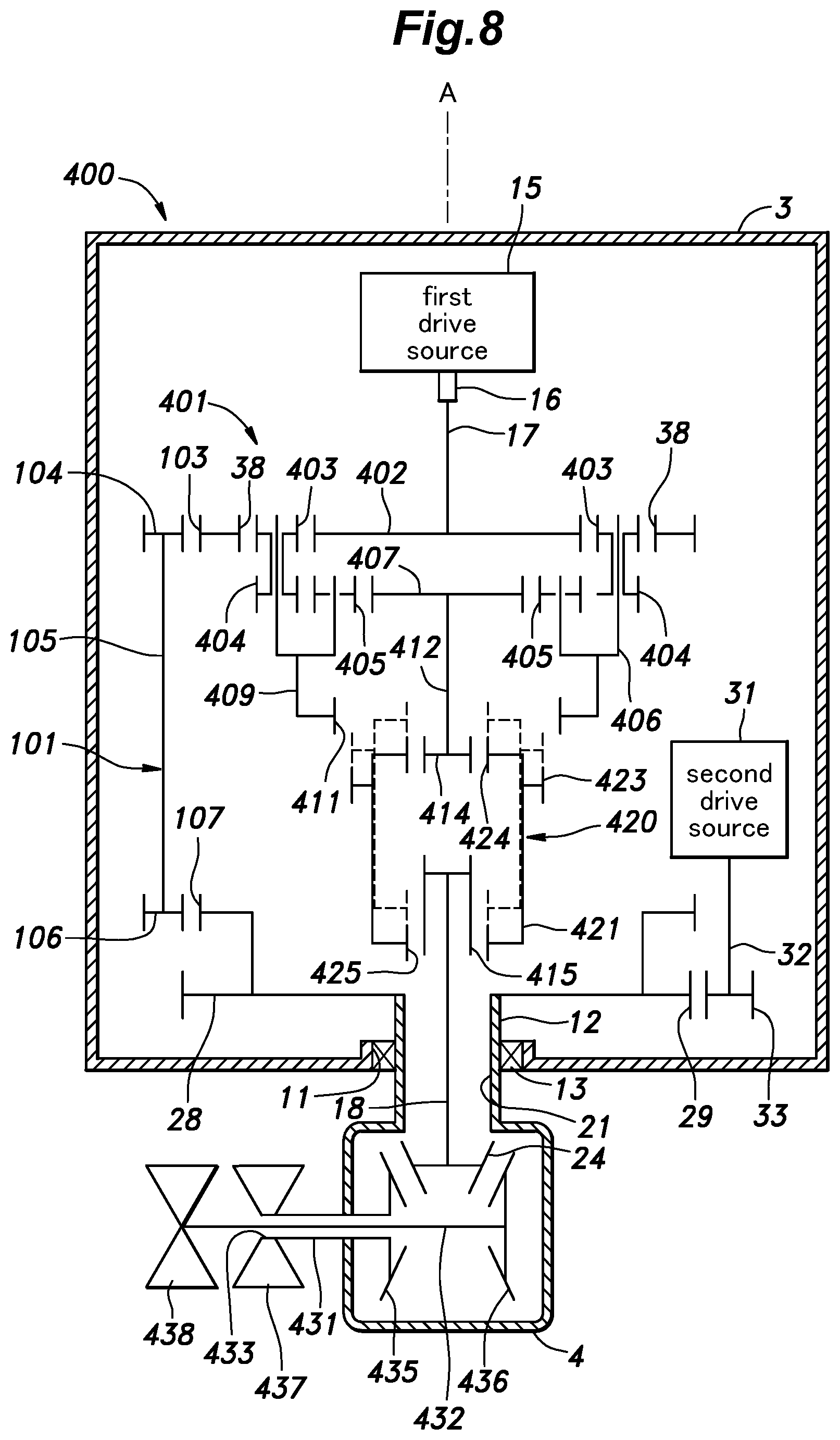 Patent US12103653 Figure 8 – Outboard motor