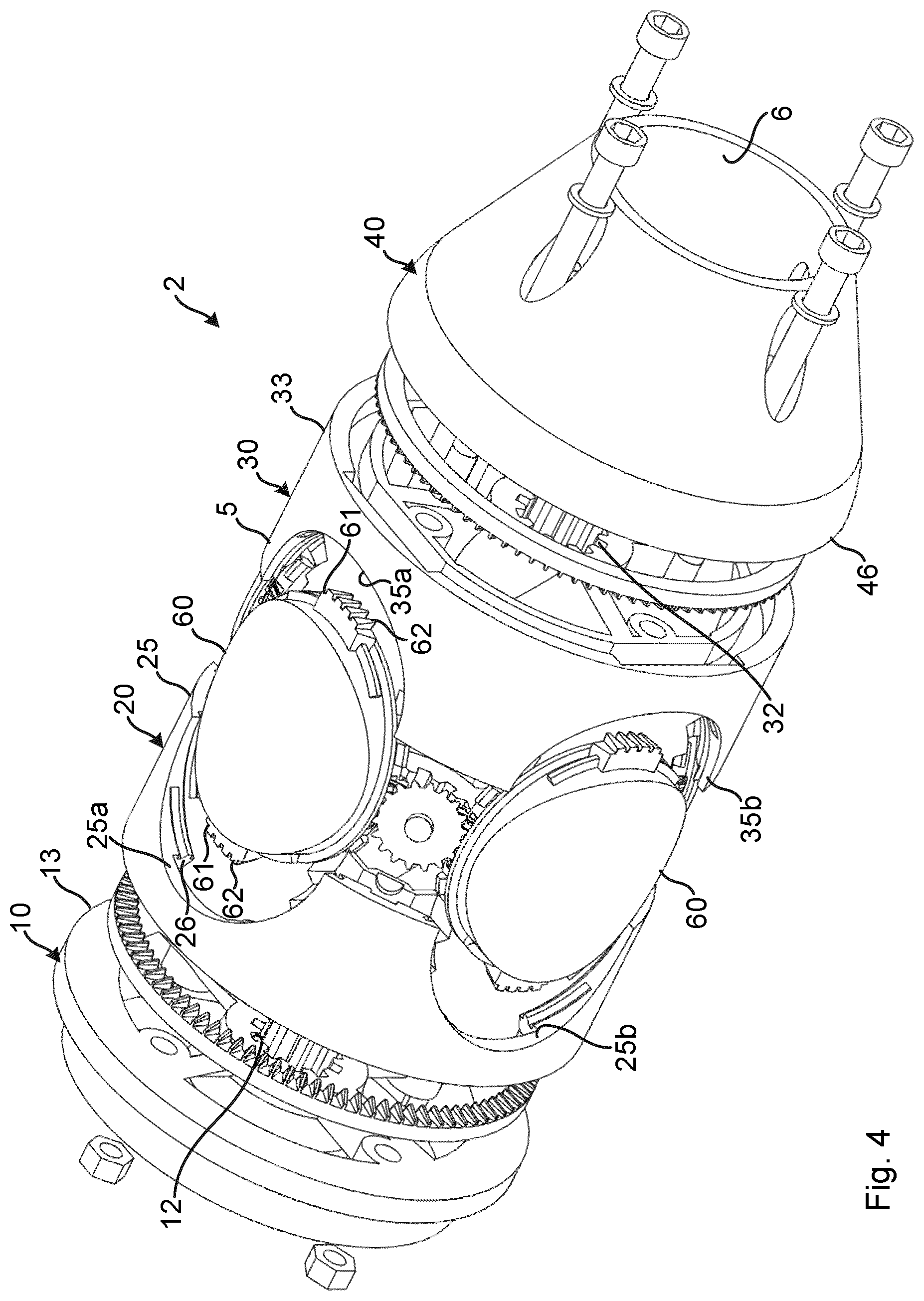 Patent US12103656 Figure 4 – Self-adjusting variable pitch propeller