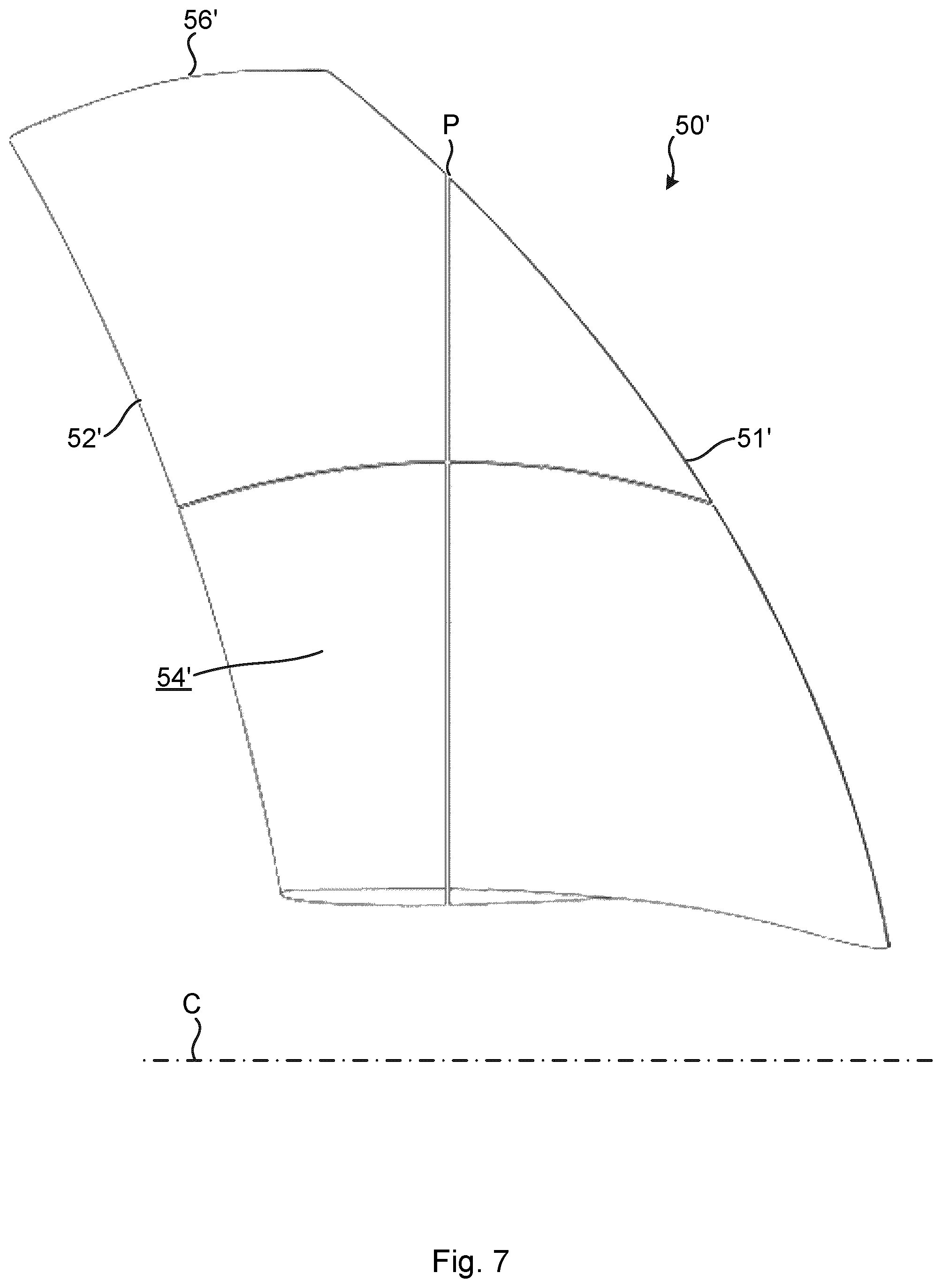 Patent US12103656 Figure 7 – Self-adjusting variable pitch propeller
