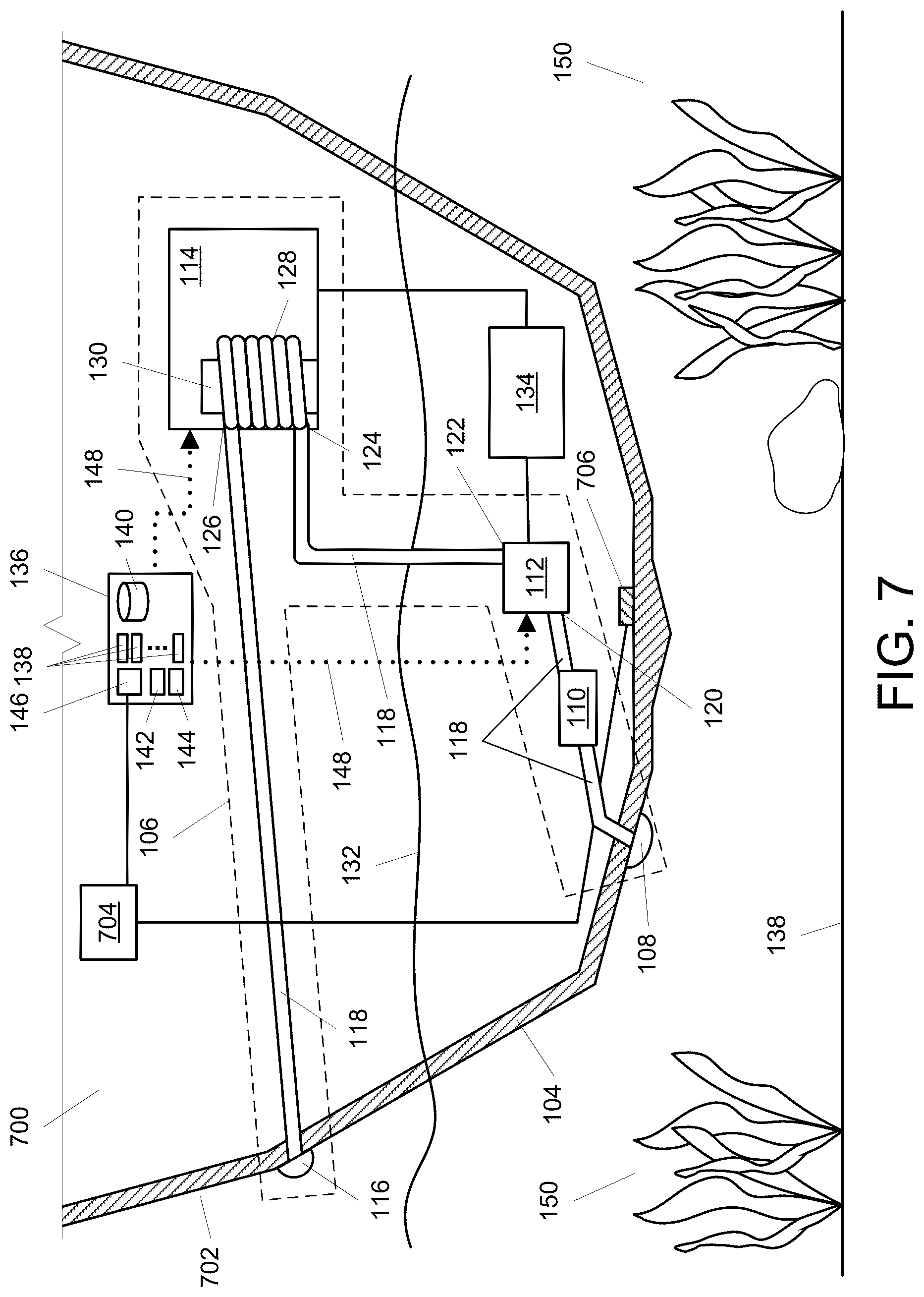 Patent US12103657 Figure 7 – Marine vehicle method and system