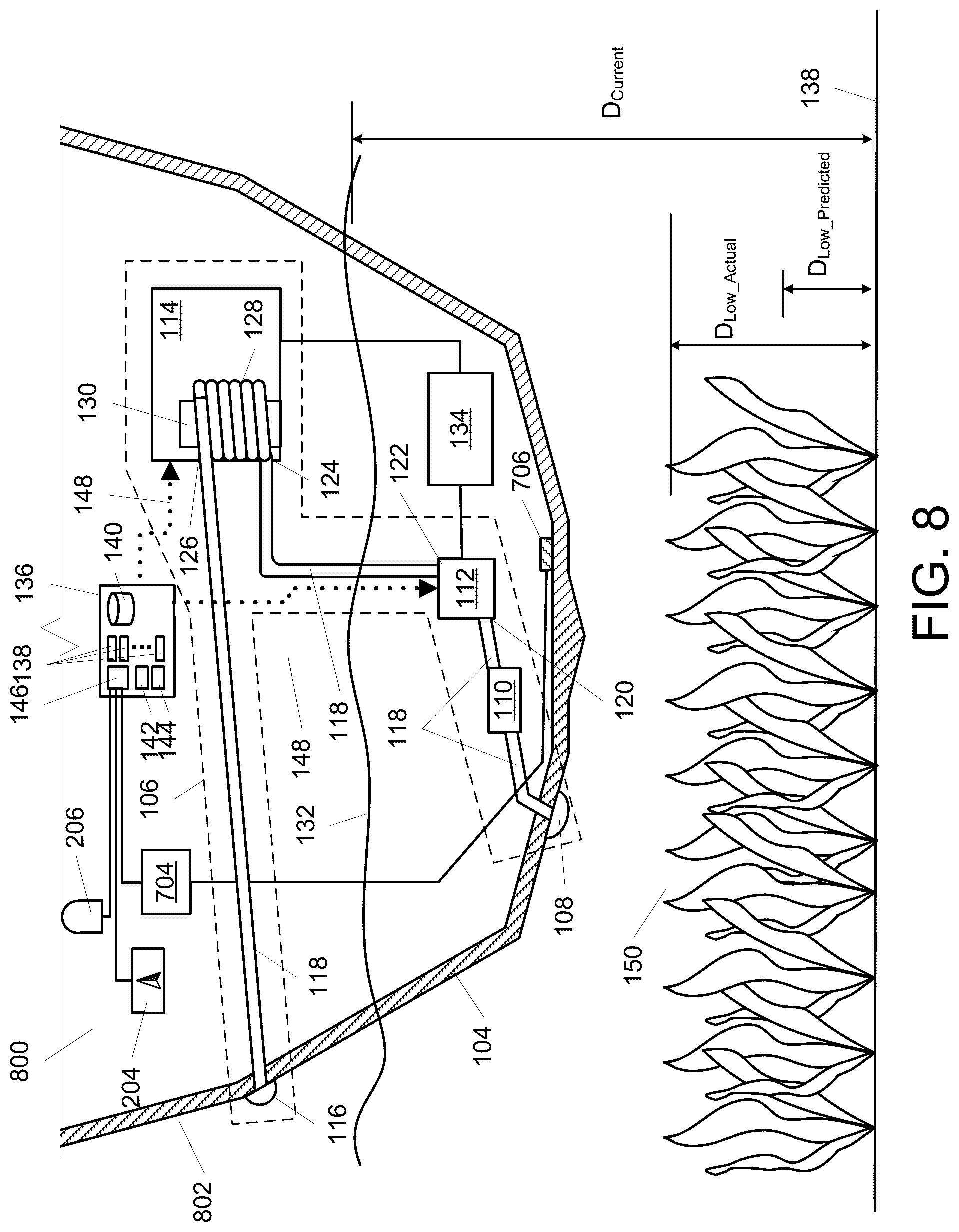 Patent US12103657 Figure 8 – Marine vehicle method and system