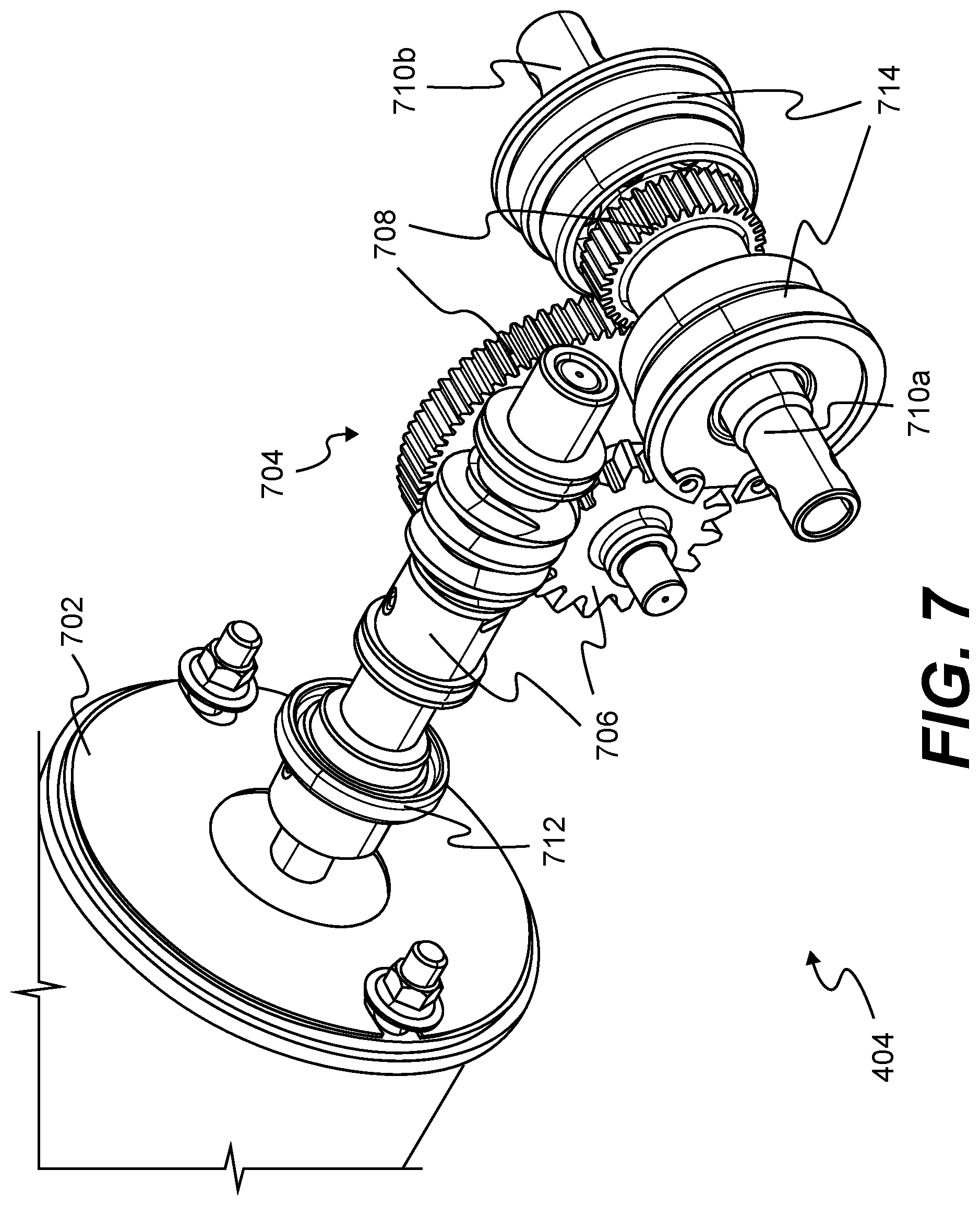 Patent US12103659 Figure 7 – Track door for aircraft