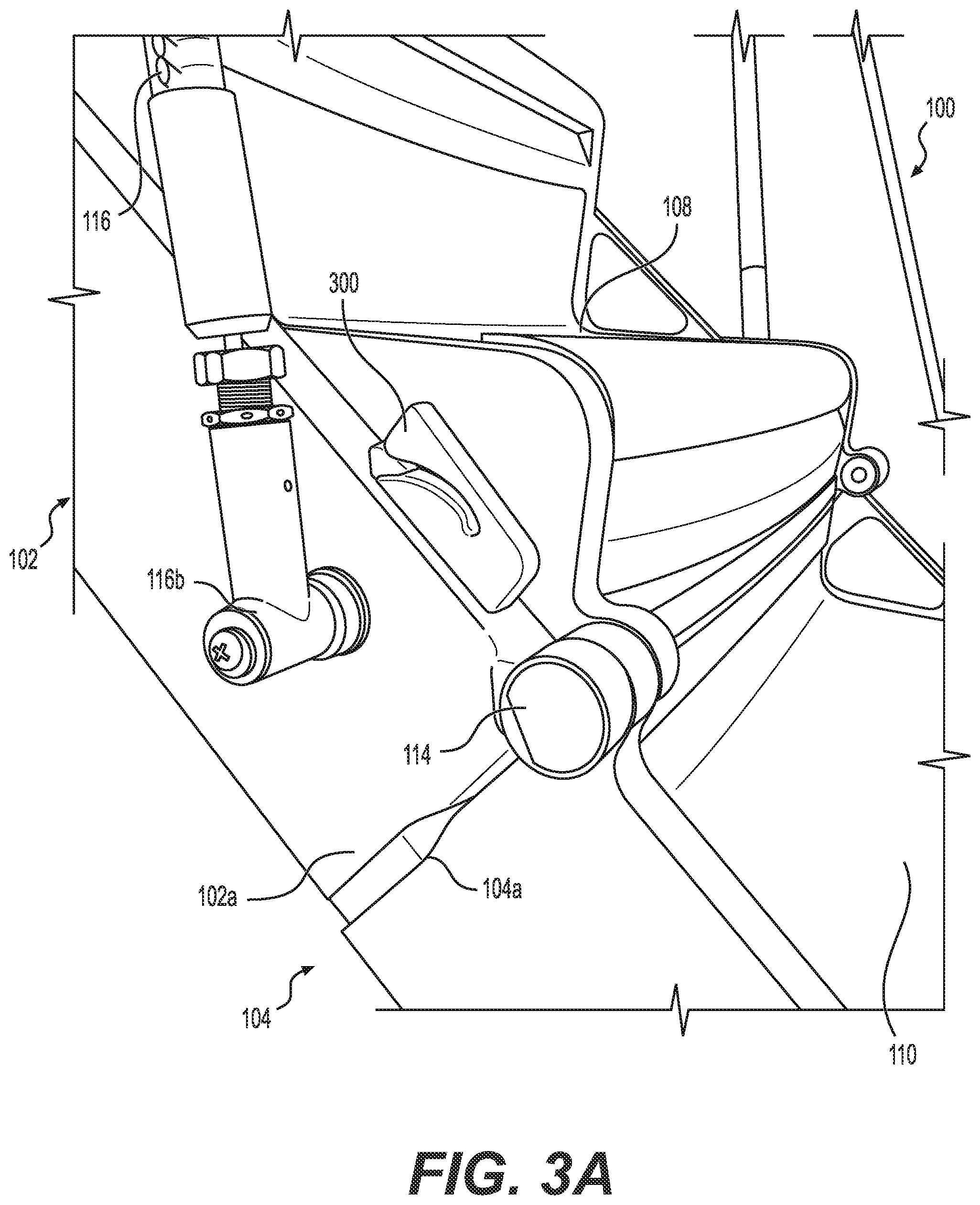 Patent US12103660 Figure 3 – Aircraft stair system including deployable table