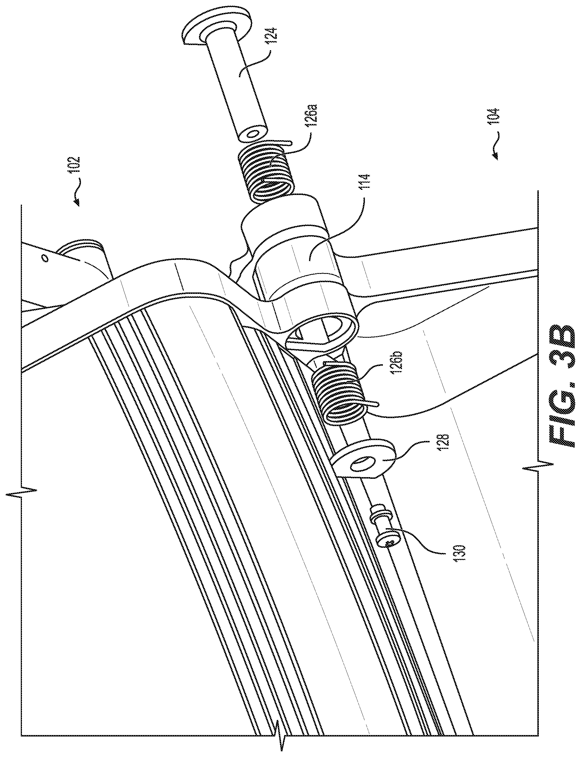 Patent US12103660 Figure 4 – Aircraft stair system including deployable table