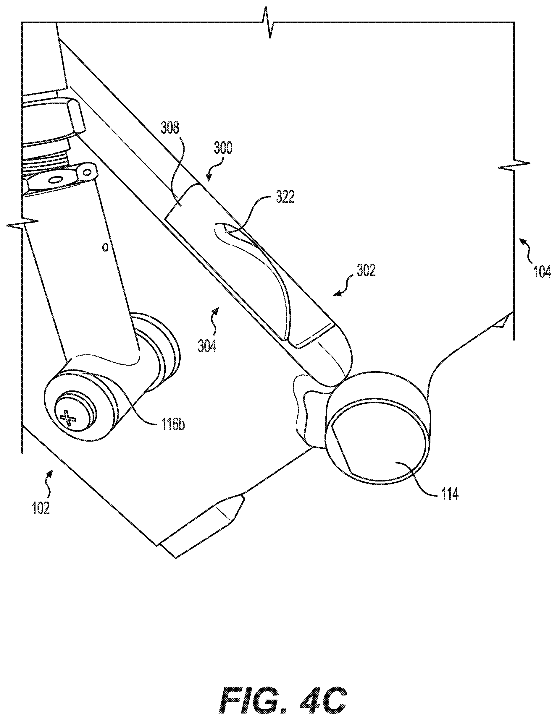 Patent US12103660 Figure 7 – Aircraft stair system including deployable table
