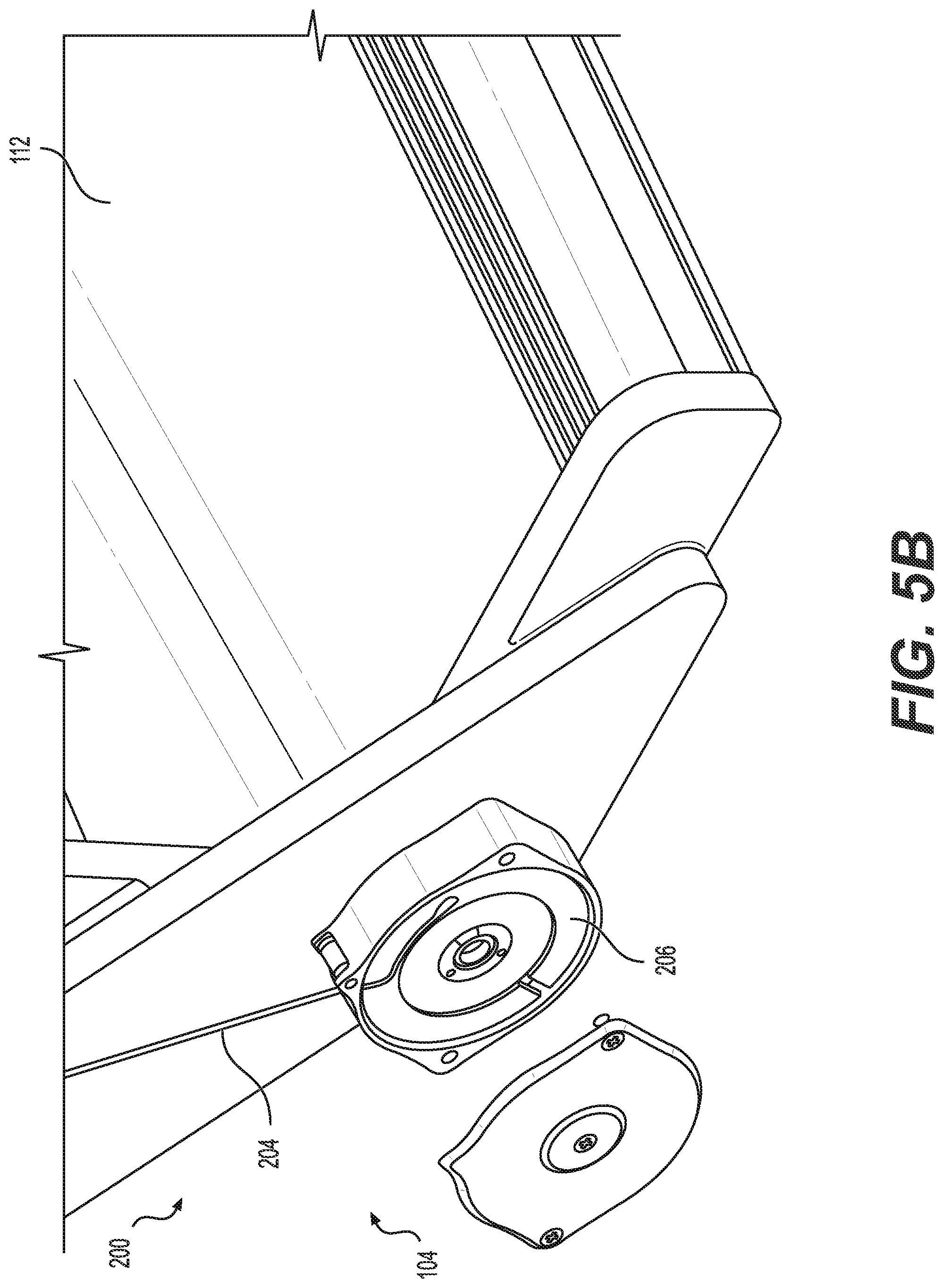 Patent US12103660 Figure 9 – Aircraft stair system including deployable table