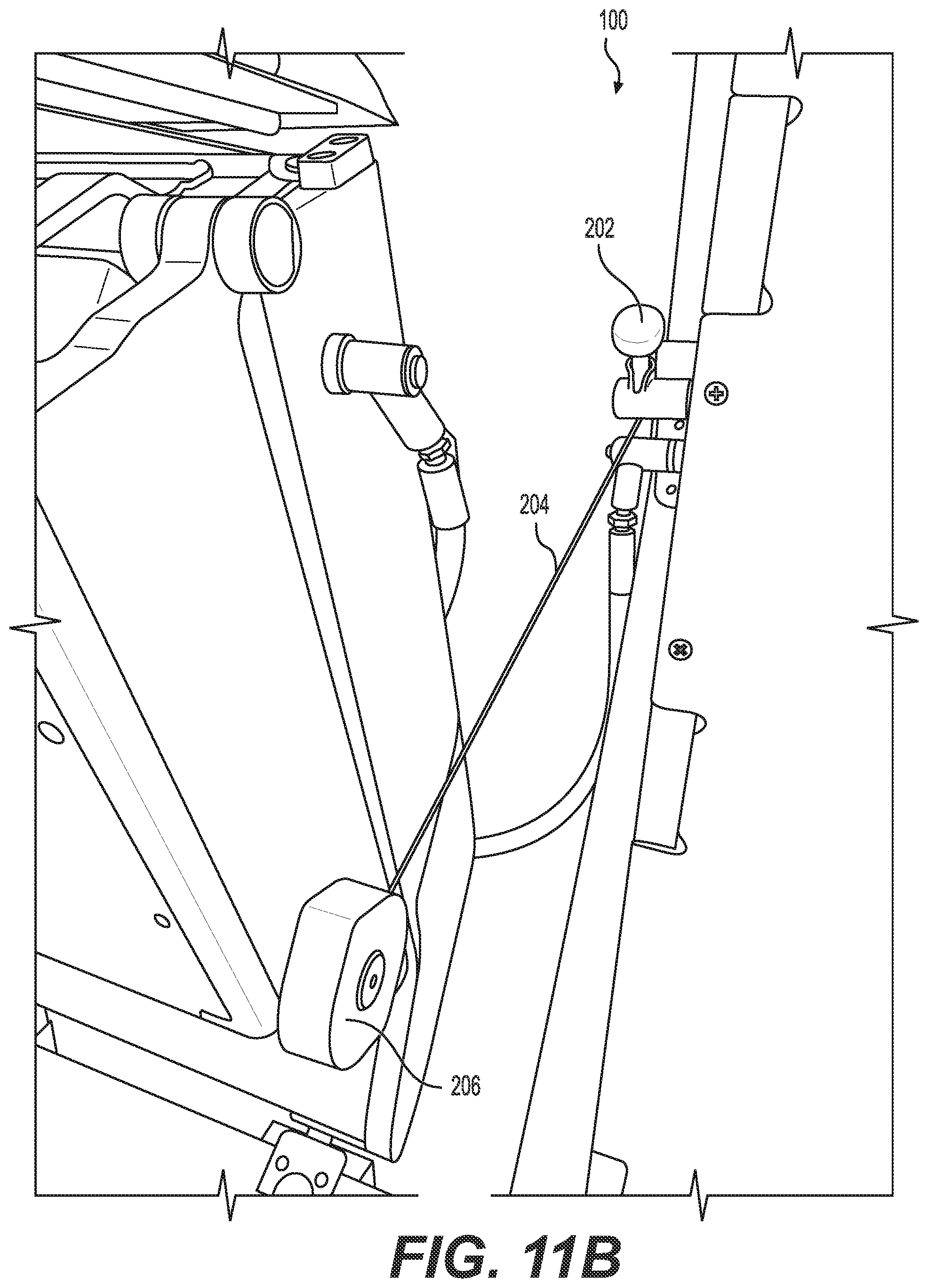 Patent US12103660 Figure 19 – Aircraft stair system including deployable table
