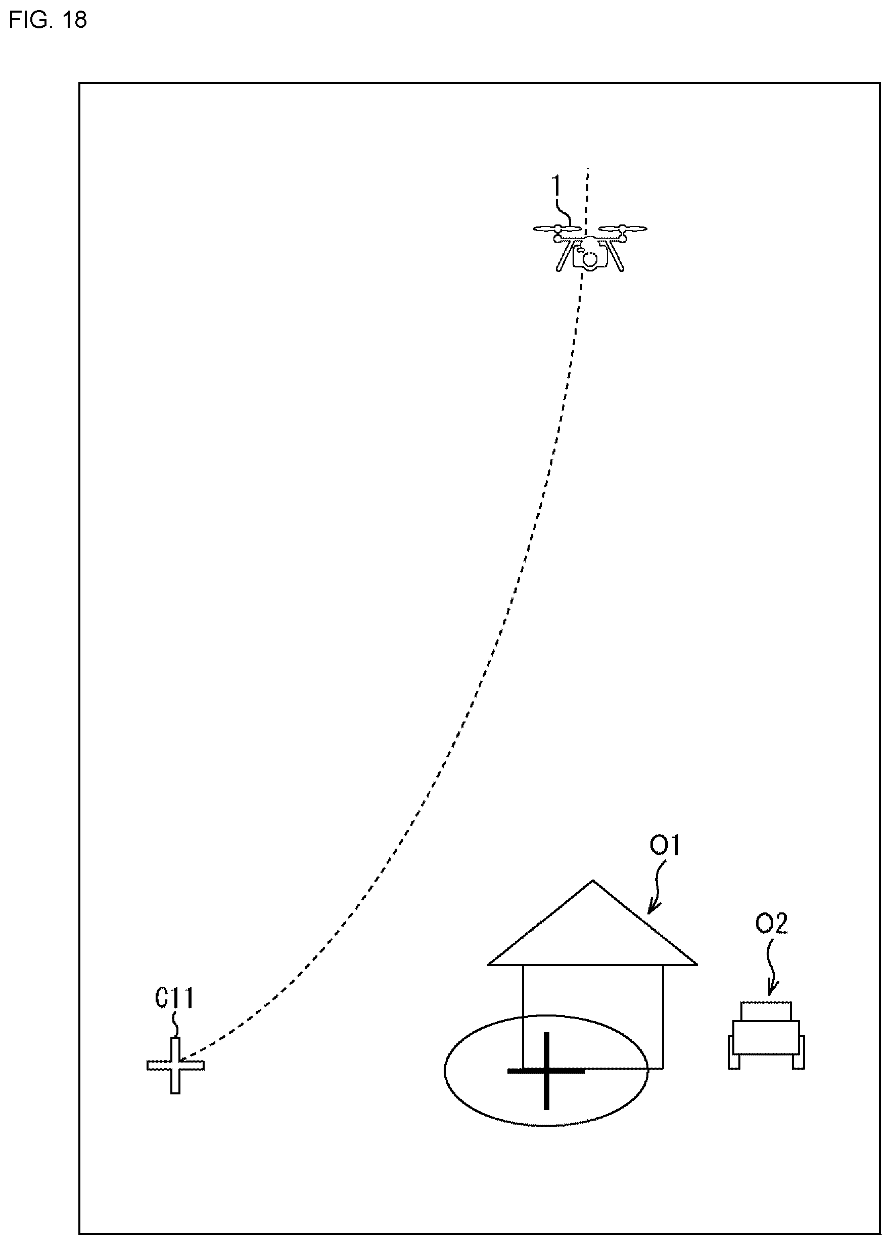 Patent US12103663 Figure 18 – Control device, control method, unmanned aircraft, information processing device, and information processing method
