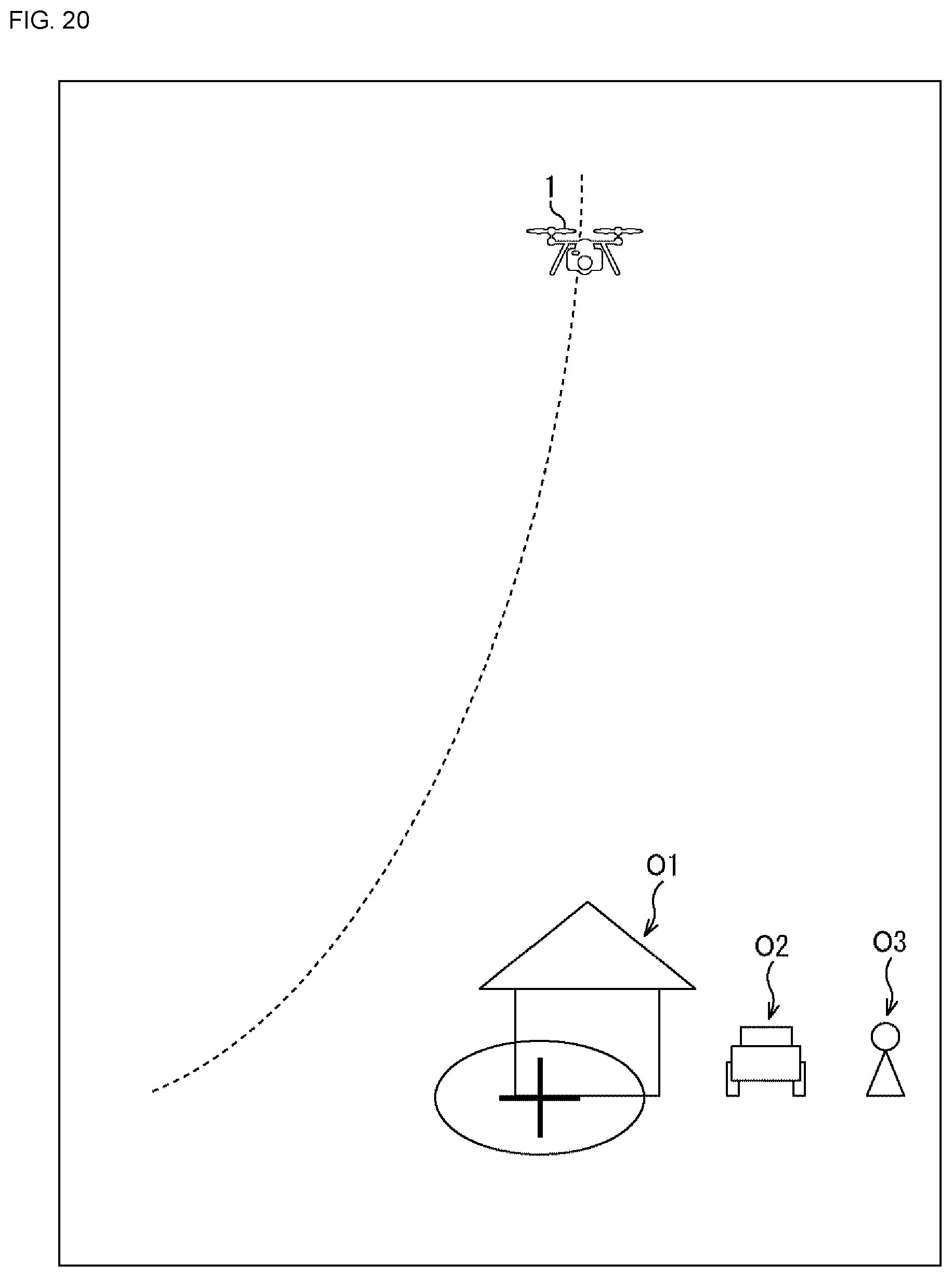 Patent US12103663 Figure 20 – Control device, control method, unmanned aircraft, information processing device, and information processing method