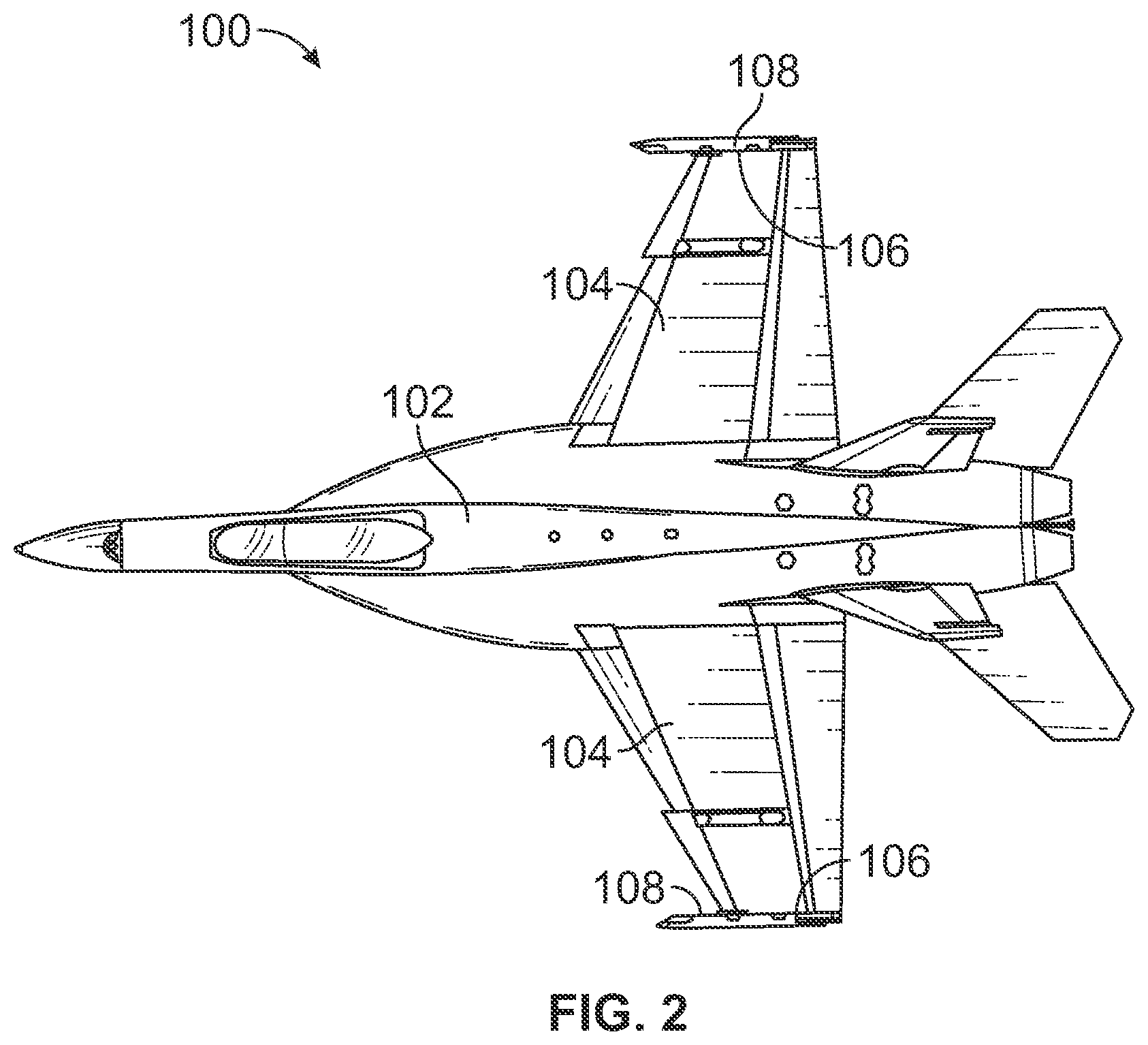 Patent US12103665 Figure 2 – Removable winglet for an aircraft