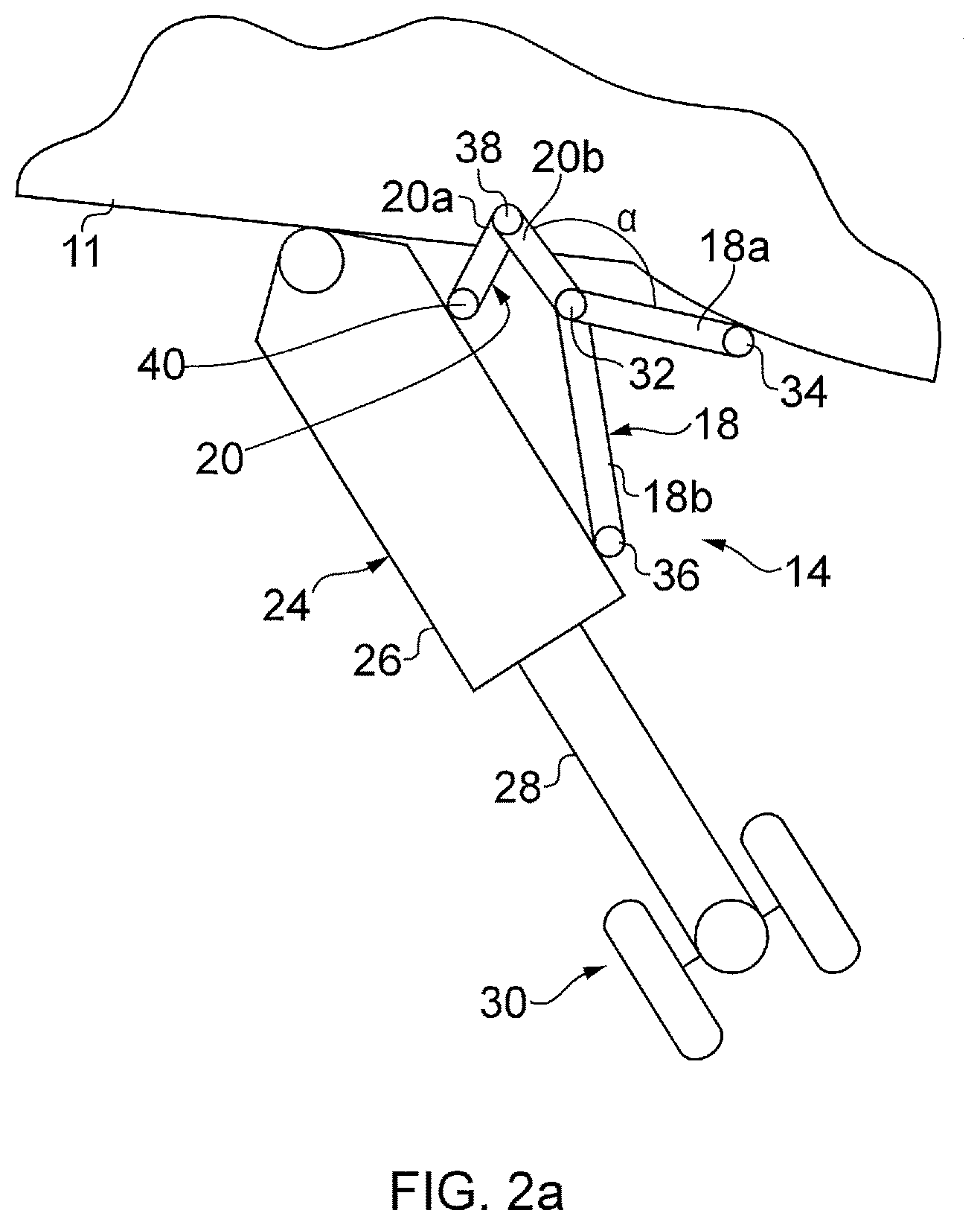 Patent US12103666 Figure 2 – Aircraft landing gear assembly