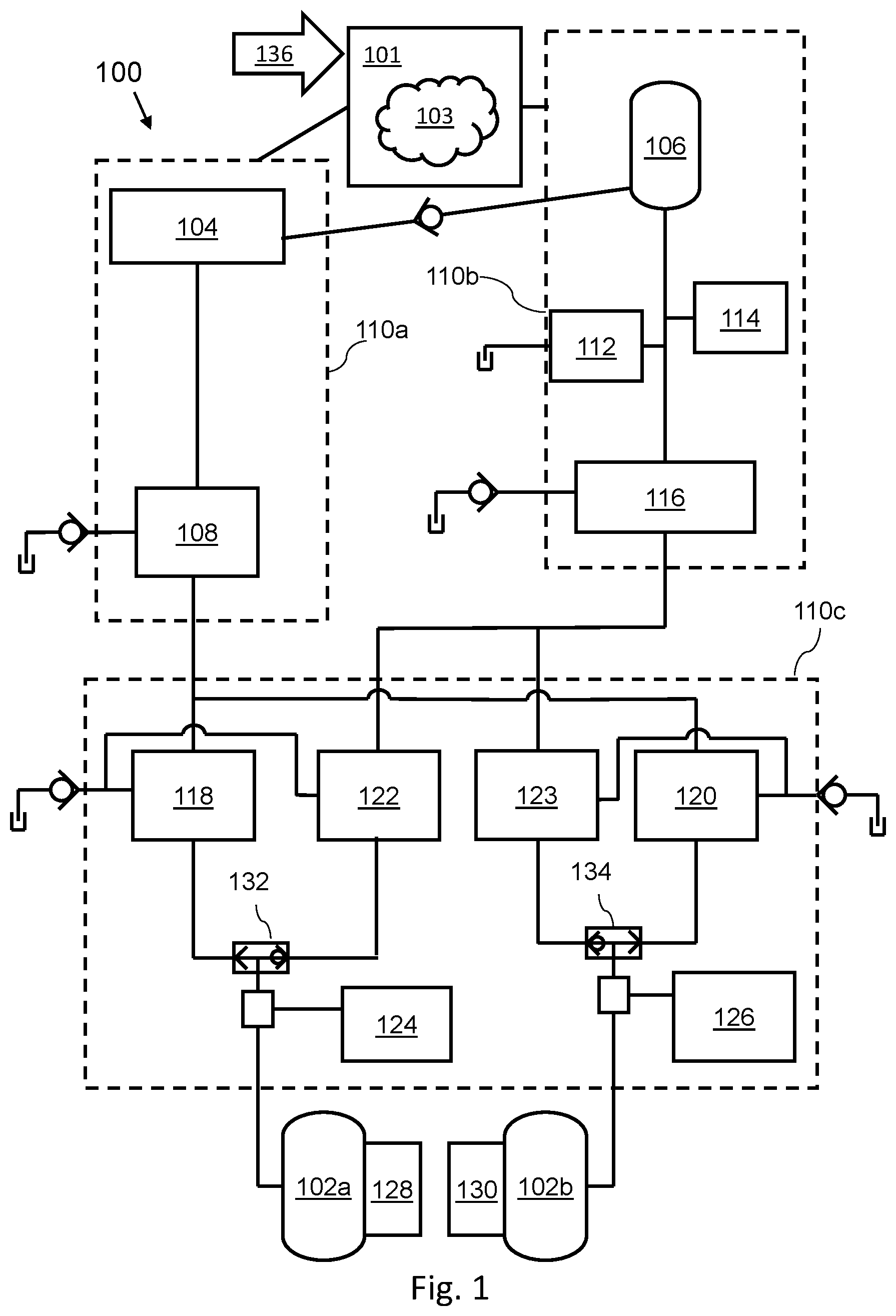 Patent US12103668 — Aircraft system — Figure 1