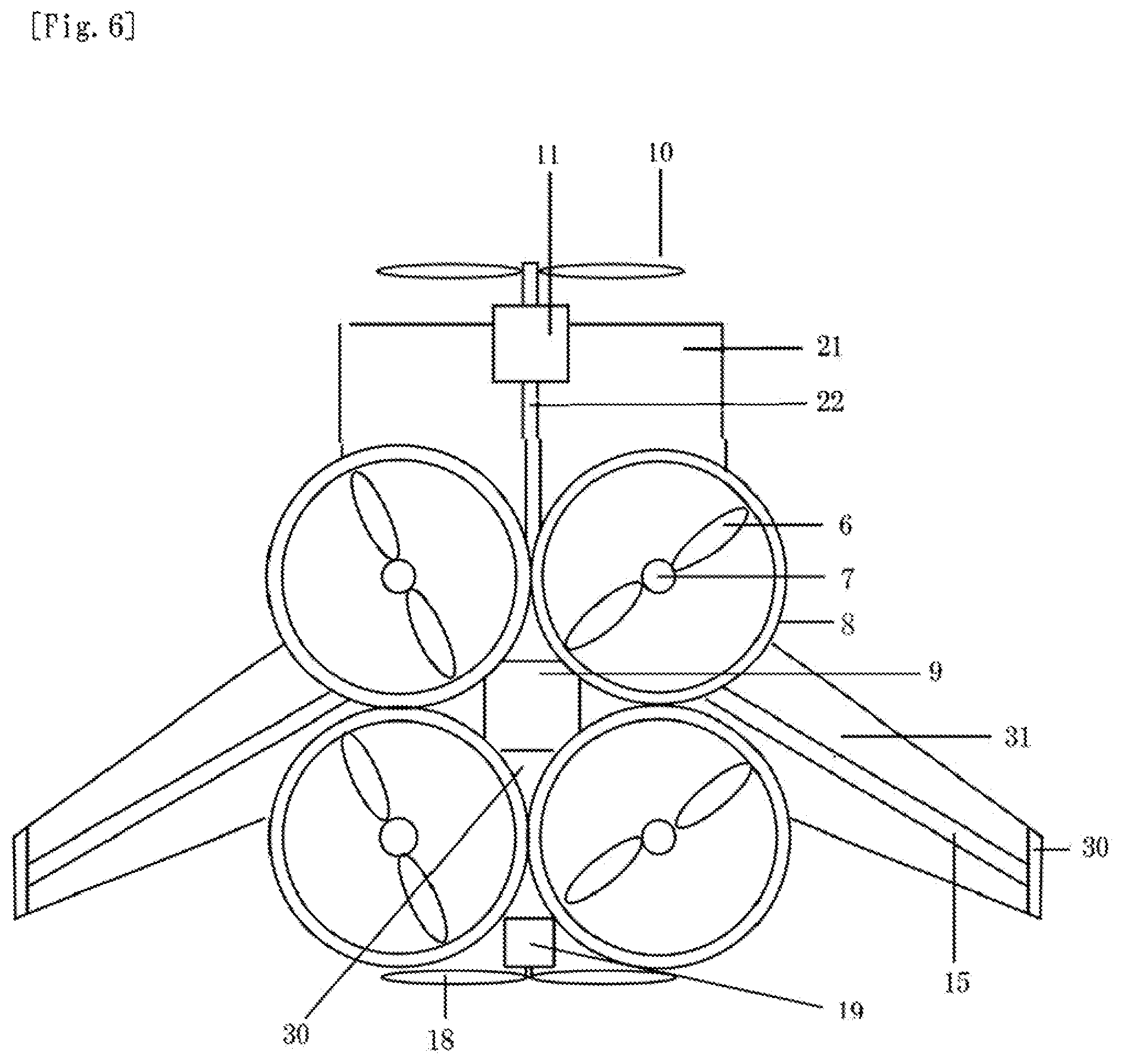 Patent US12103669 Figure 4 – Aerial vehicle such as high speed drone
