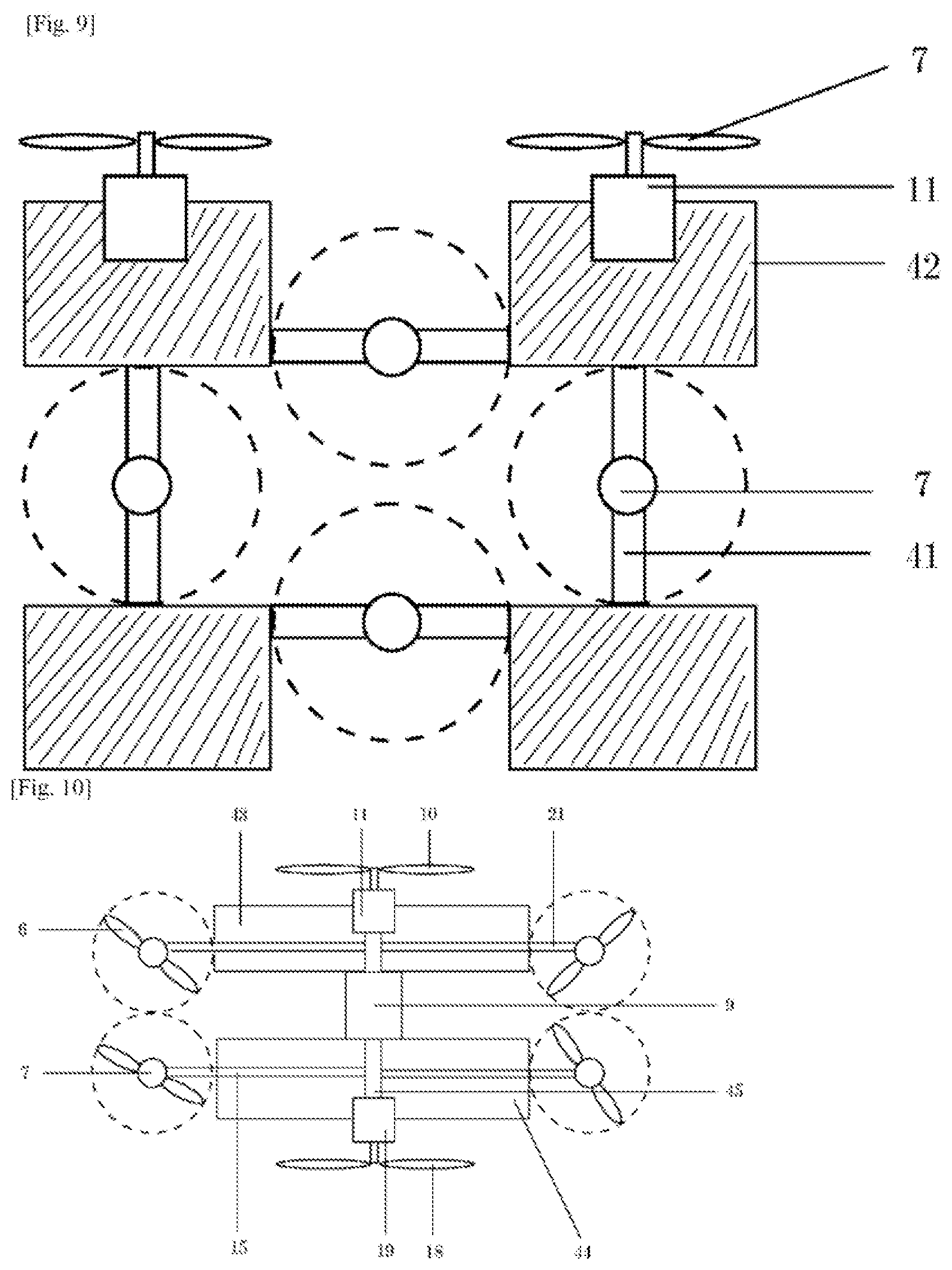 Patent US12103669 Figure 7 – Aerial vehicle such as high speed drone