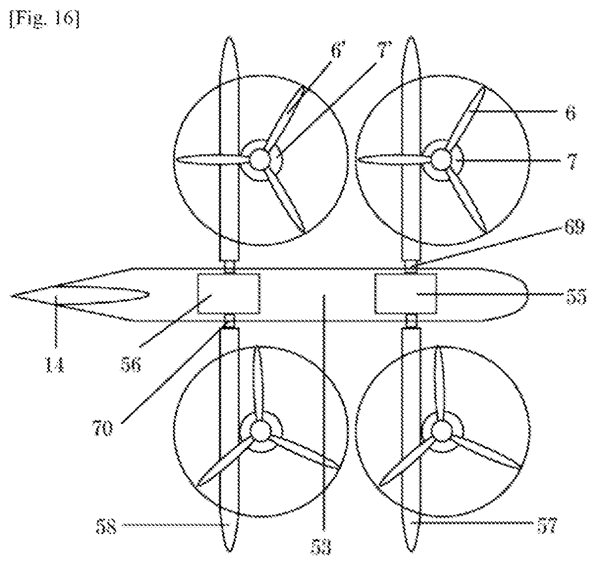Patent US12103669 Figure 11 – Aerial vehicle such as high speed drone
