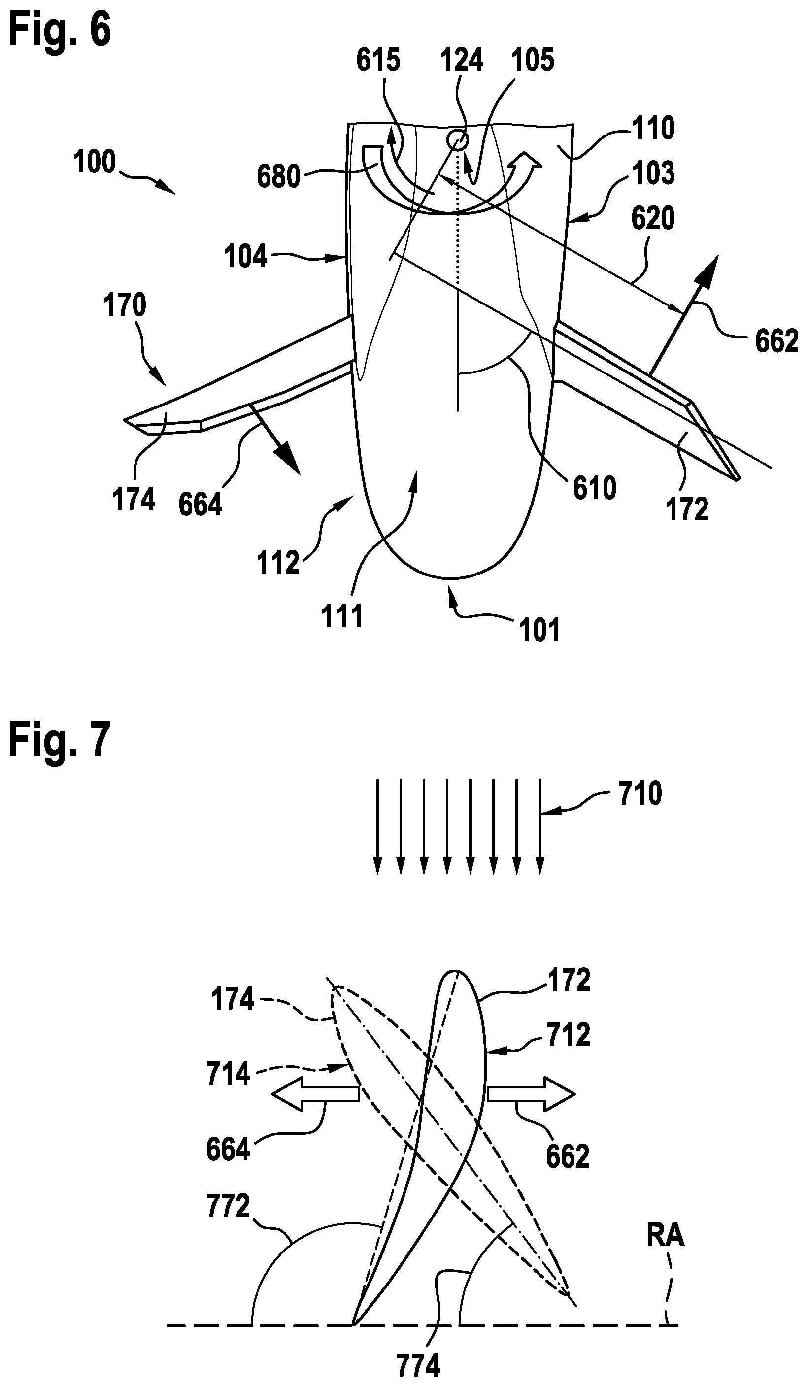 Patent US12103672 Figure 5 – Rotary wing aircraft with a stabilizer arrangement