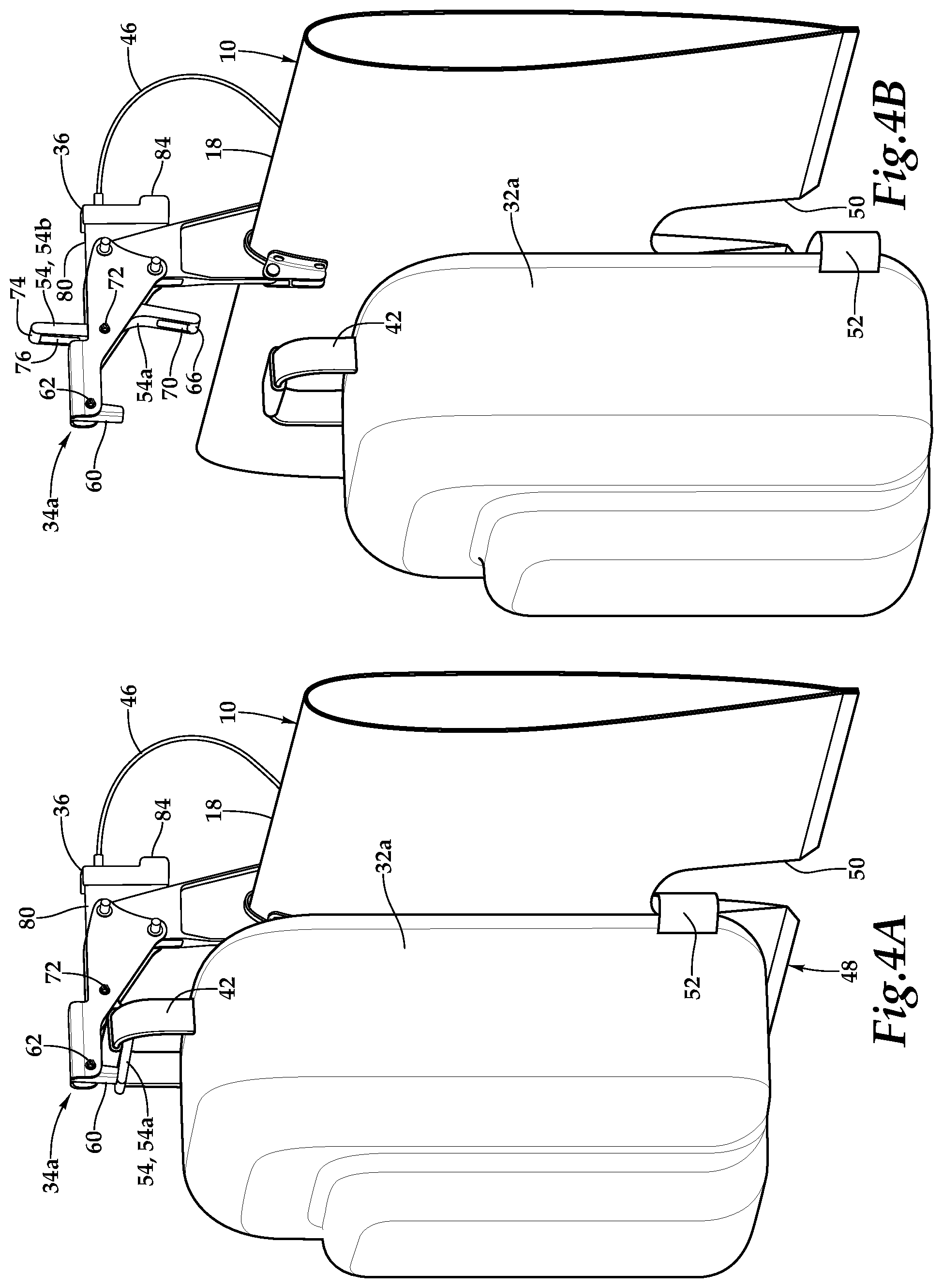 Patent US12103673 Figure 5 – Payload saddle assemblies for use on aircraft