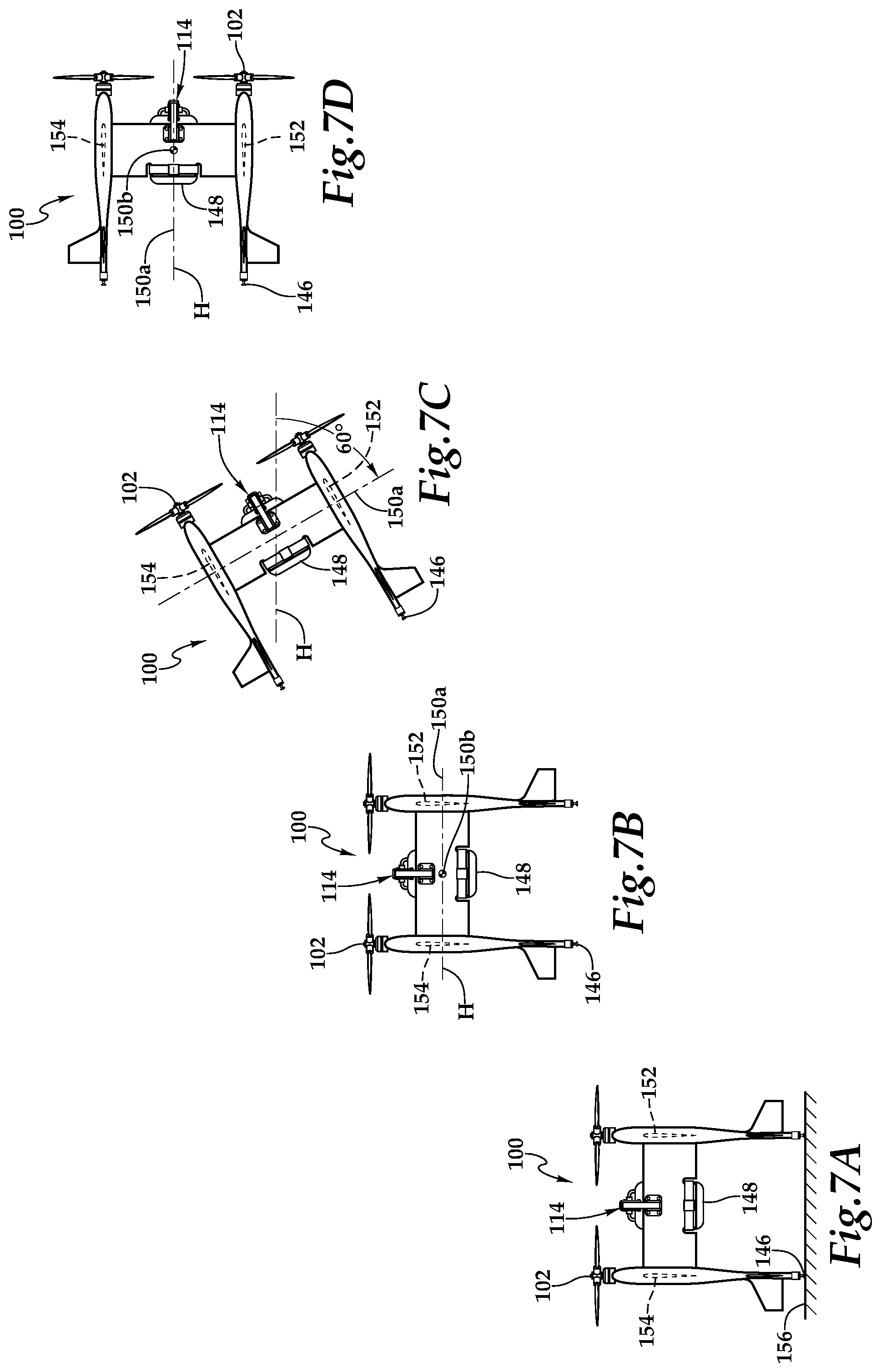 Patent US12103673 Figure 9 – Payload saddle assemblies for use on aircraft