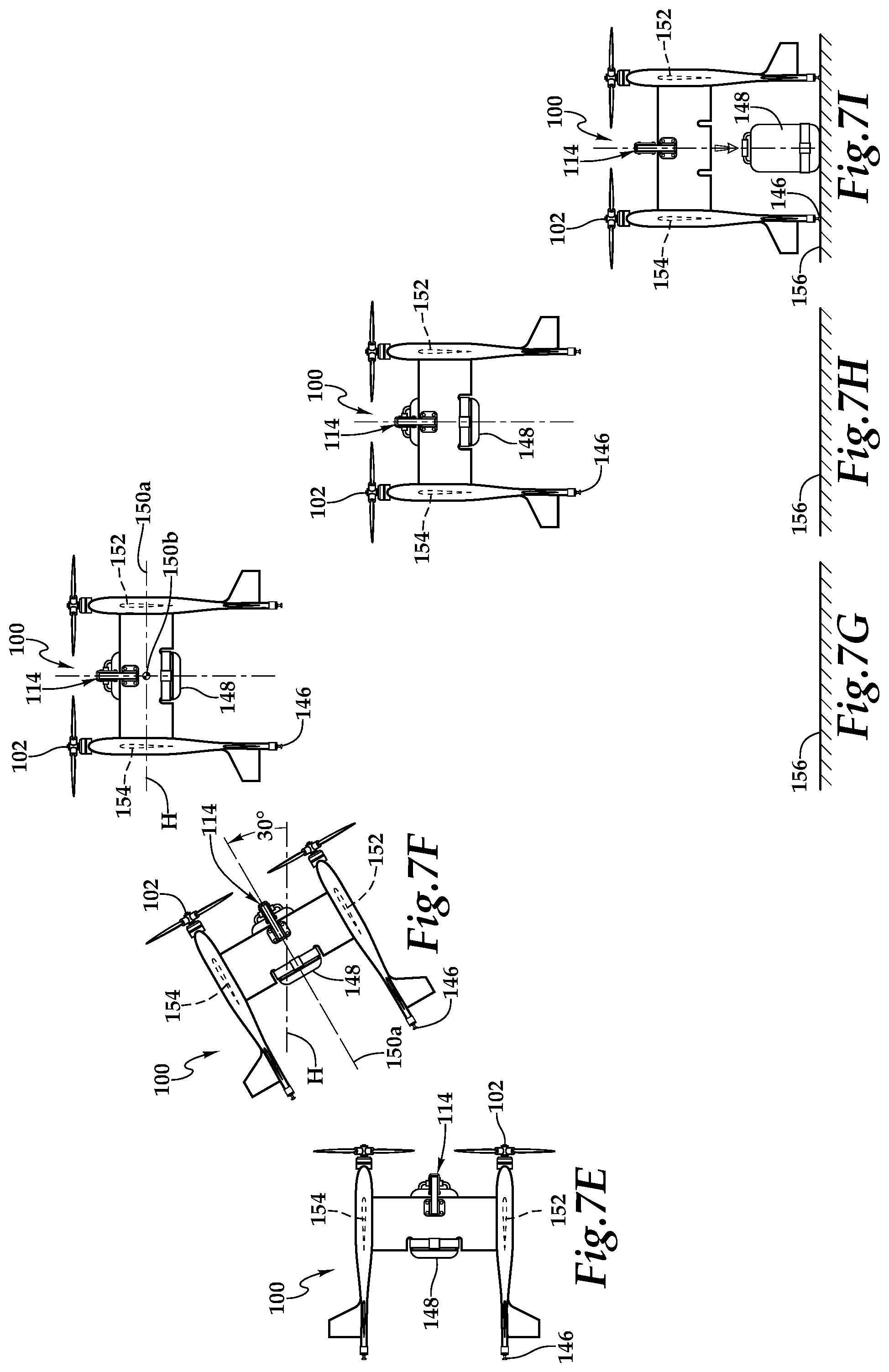 Patent US12103673 Figure 10 – Payload saddle assemblies for use on aircraft