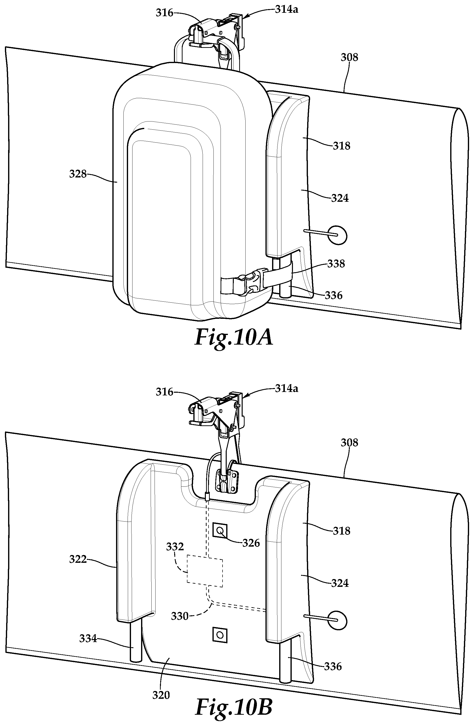 Patent US12103673 Figure 15 – Payload saddle assemblies for use on aircraft
