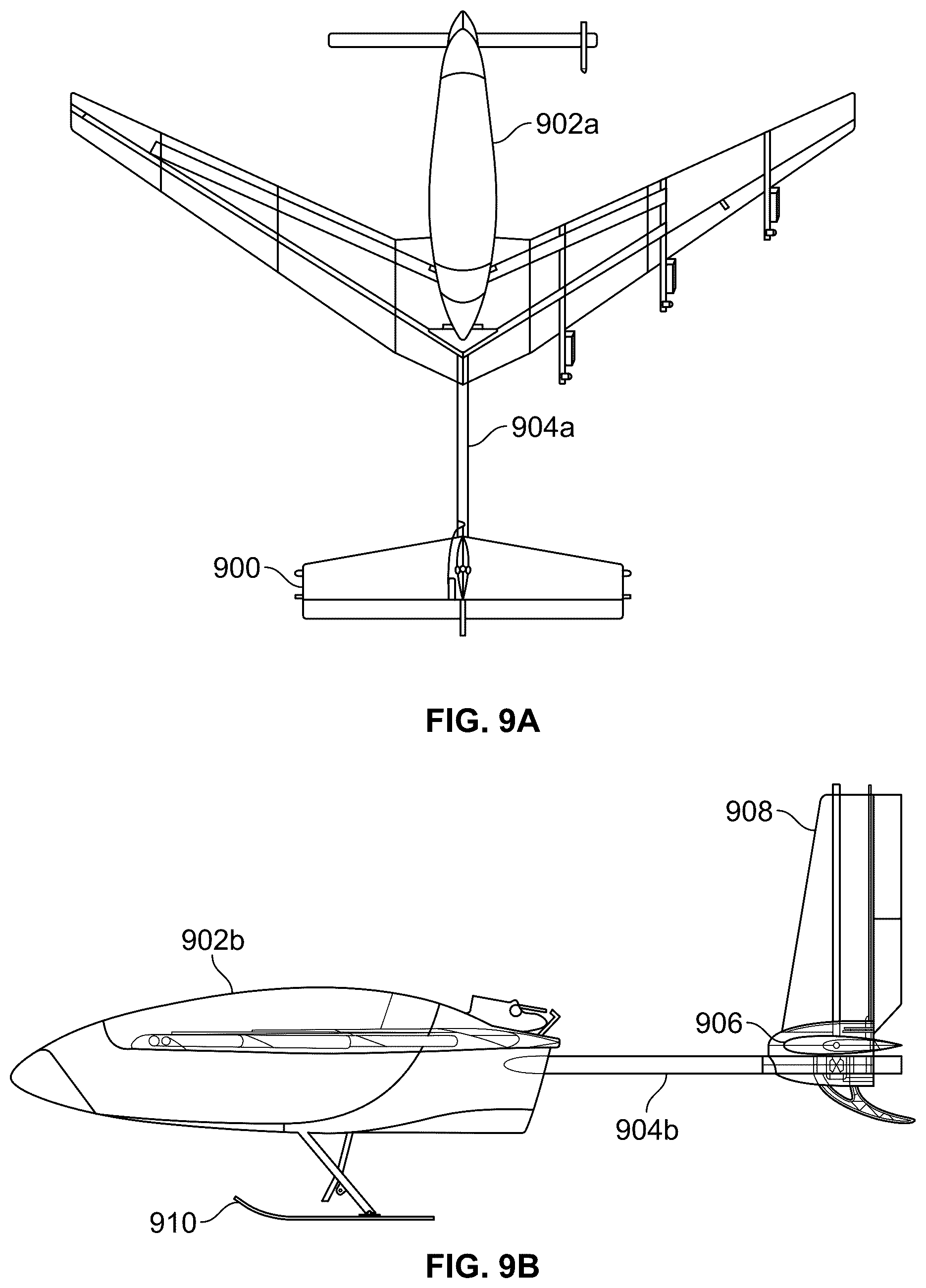 Patent US12103674 Figure 10 – Short takeoff and landing vehicle with forward swept wings