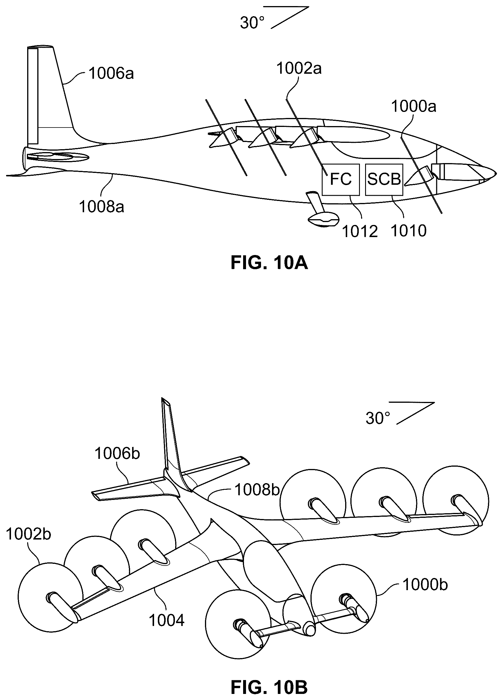 Patent US12103674 Figure 11 – Short takeoff and landing vehicle with forward swept wings