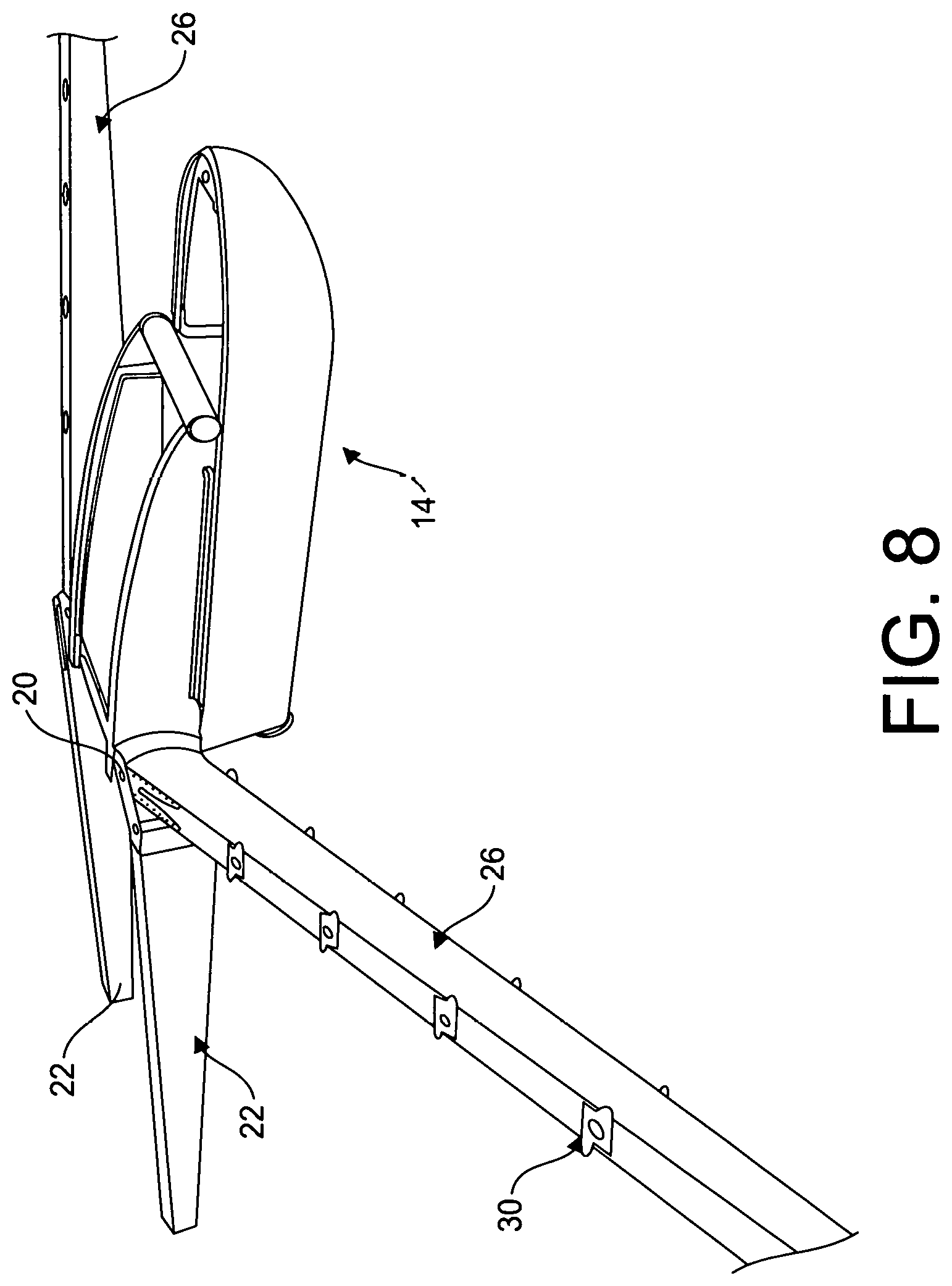 Patent US12103677 Figure 8 – Fabric covered aircraft wings and method for folding wings