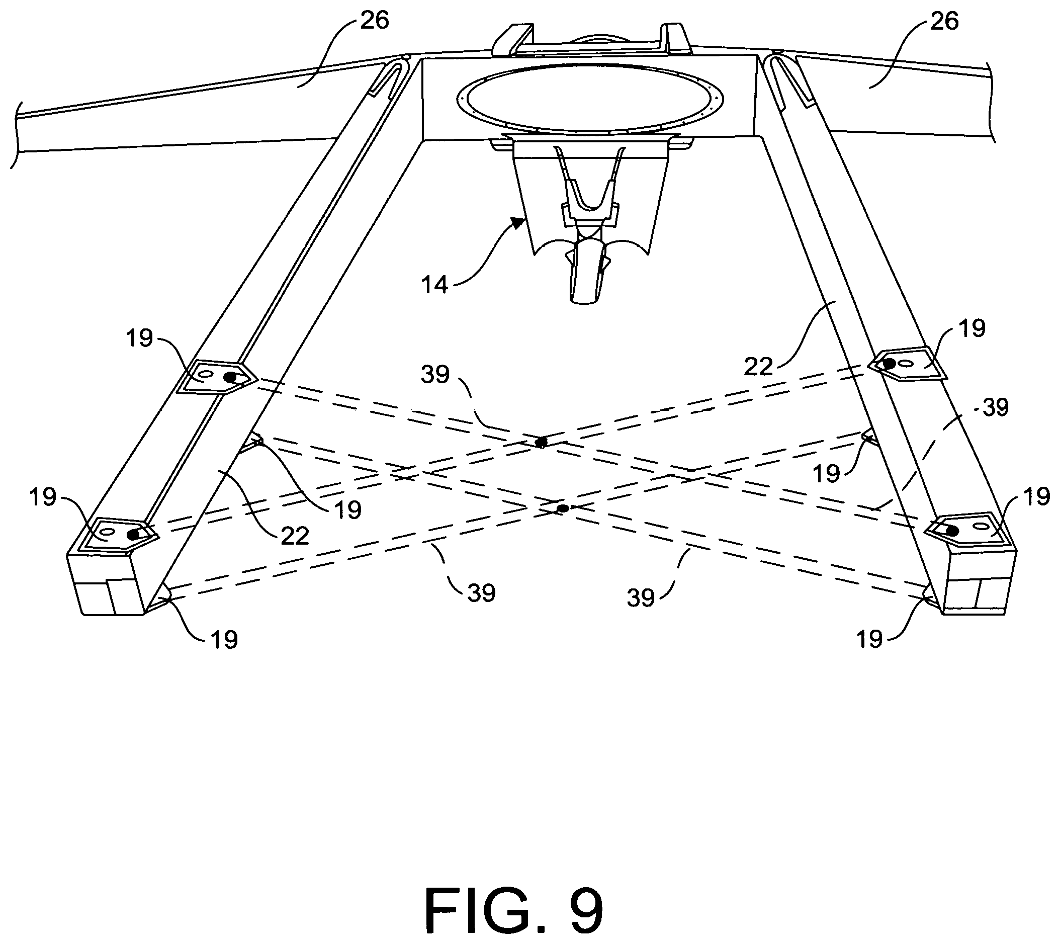 Patent US12103677 Figure 9 – Fabric covered aircraft wings and method for folding wings