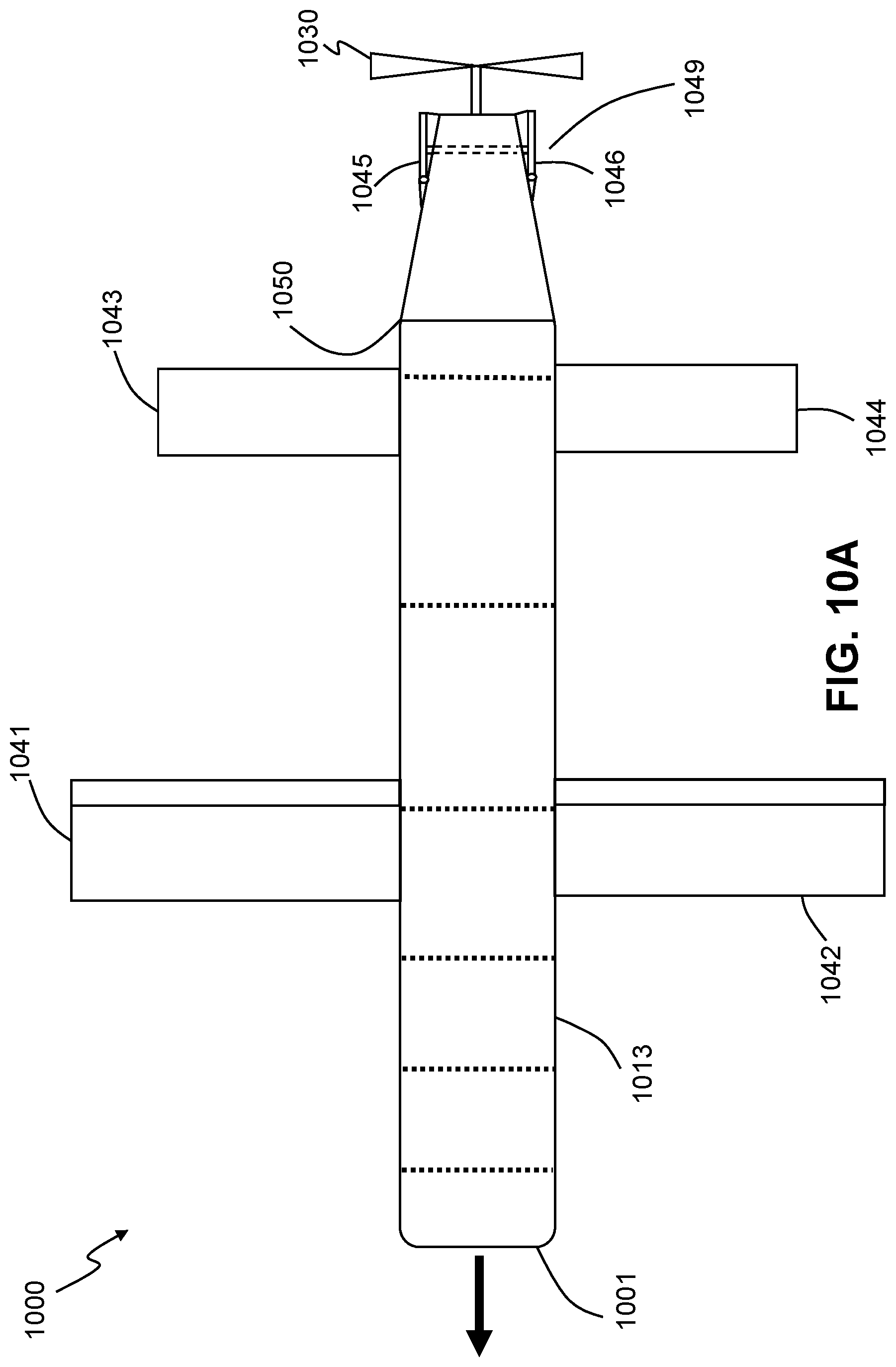 Patent US12103678 Figure 9 – Elevon control system