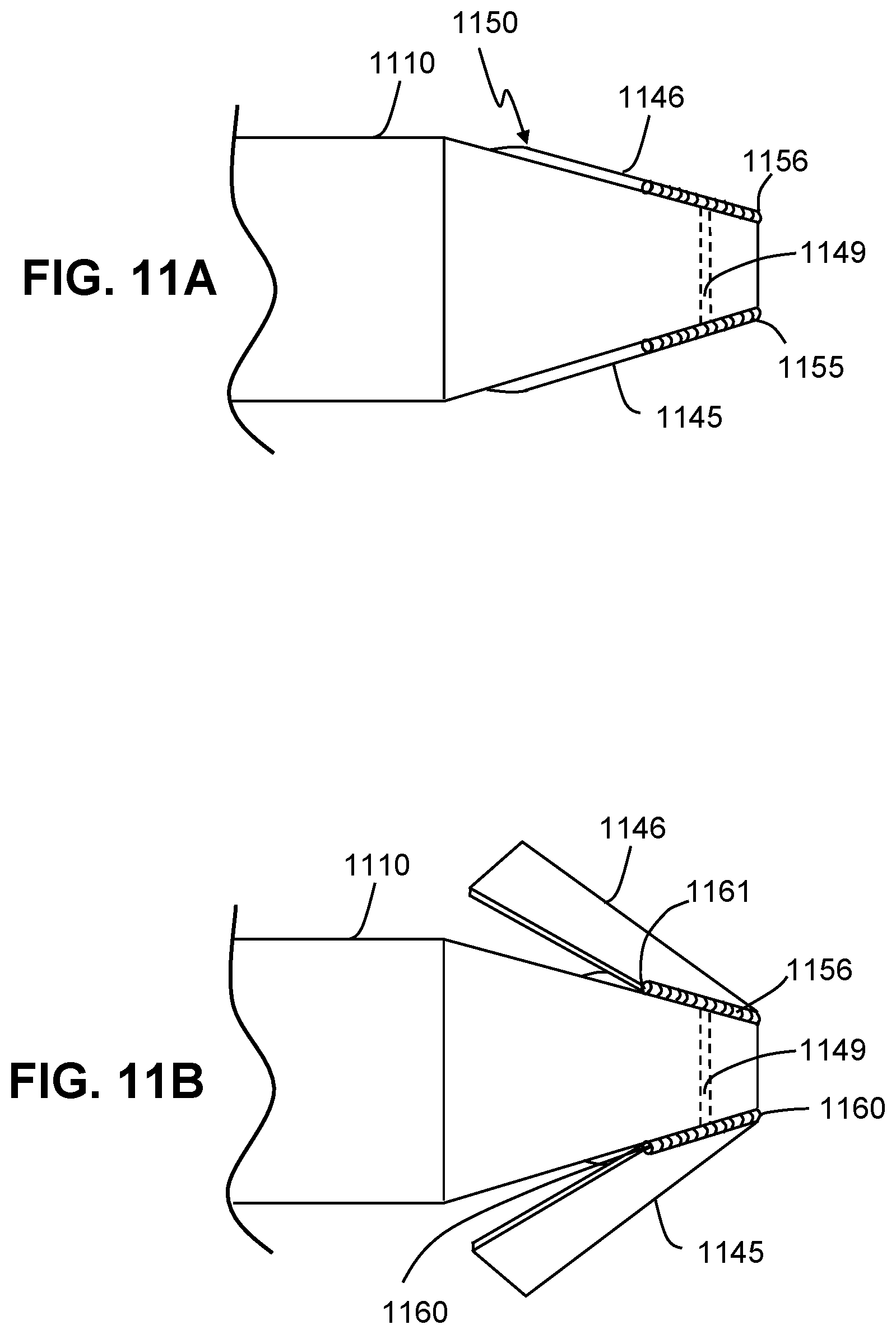 Patent US12103678 Figure 11 – Elevon control system